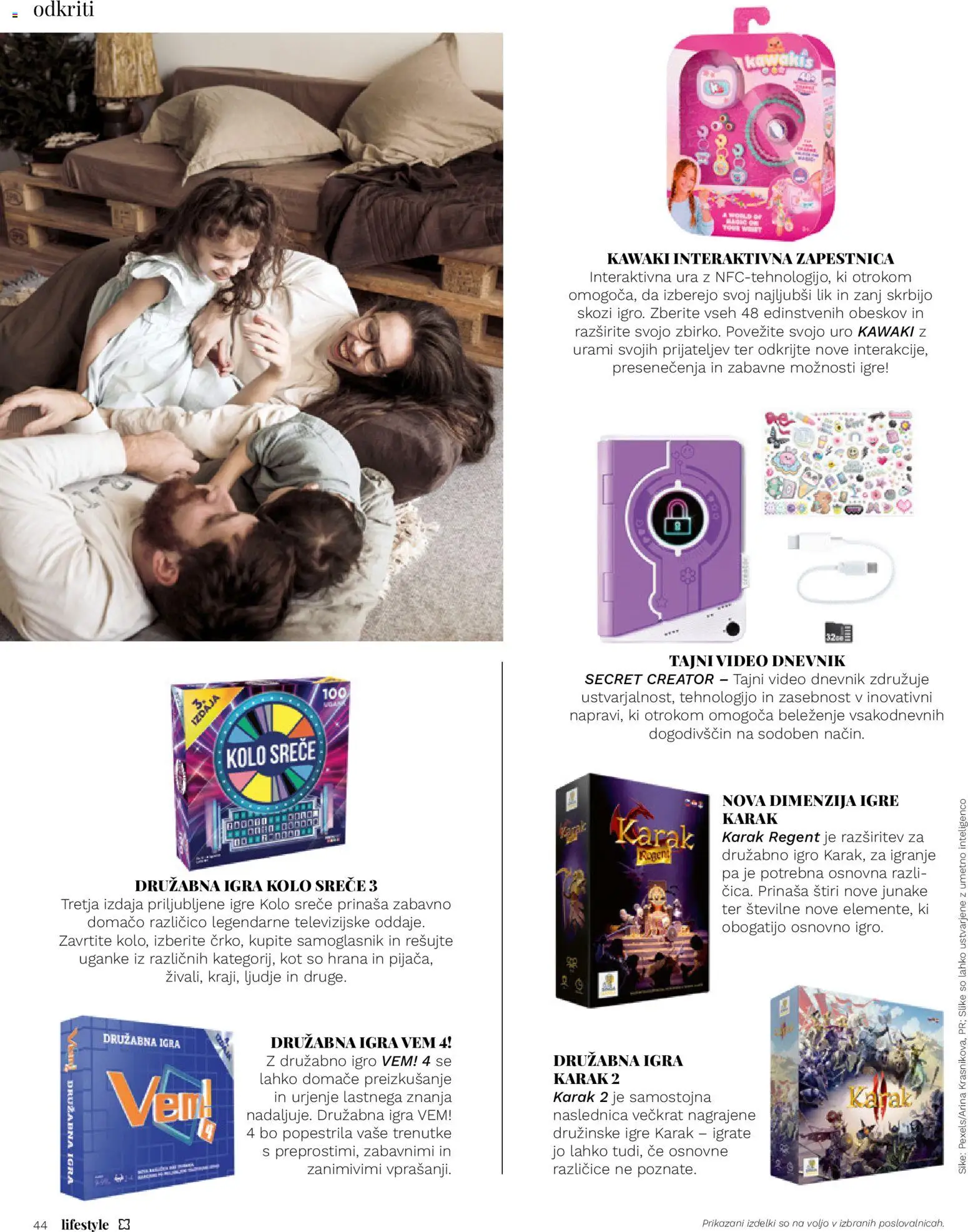 Novi Müller katalog ponudbe – veljaven od 29.09.2026 | Stran: 44 | Izdelki: Ura, Video, Igra, Zapestnica