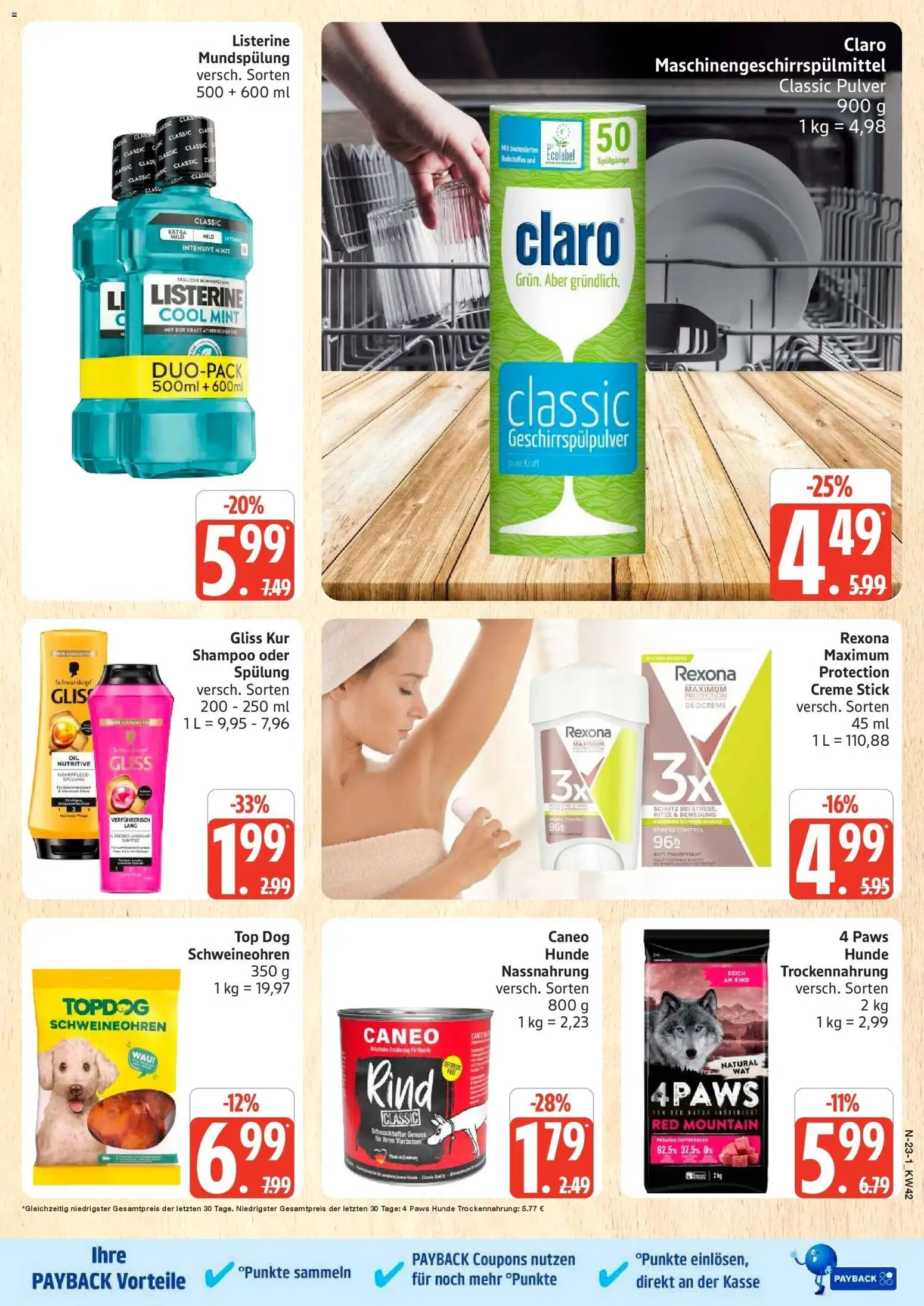Edeka Prospekt Rostock (ab 12.10.2026) » Angebote Online | Seite: 23 | Produkte: Top, Shampoo, Spülung, Creme