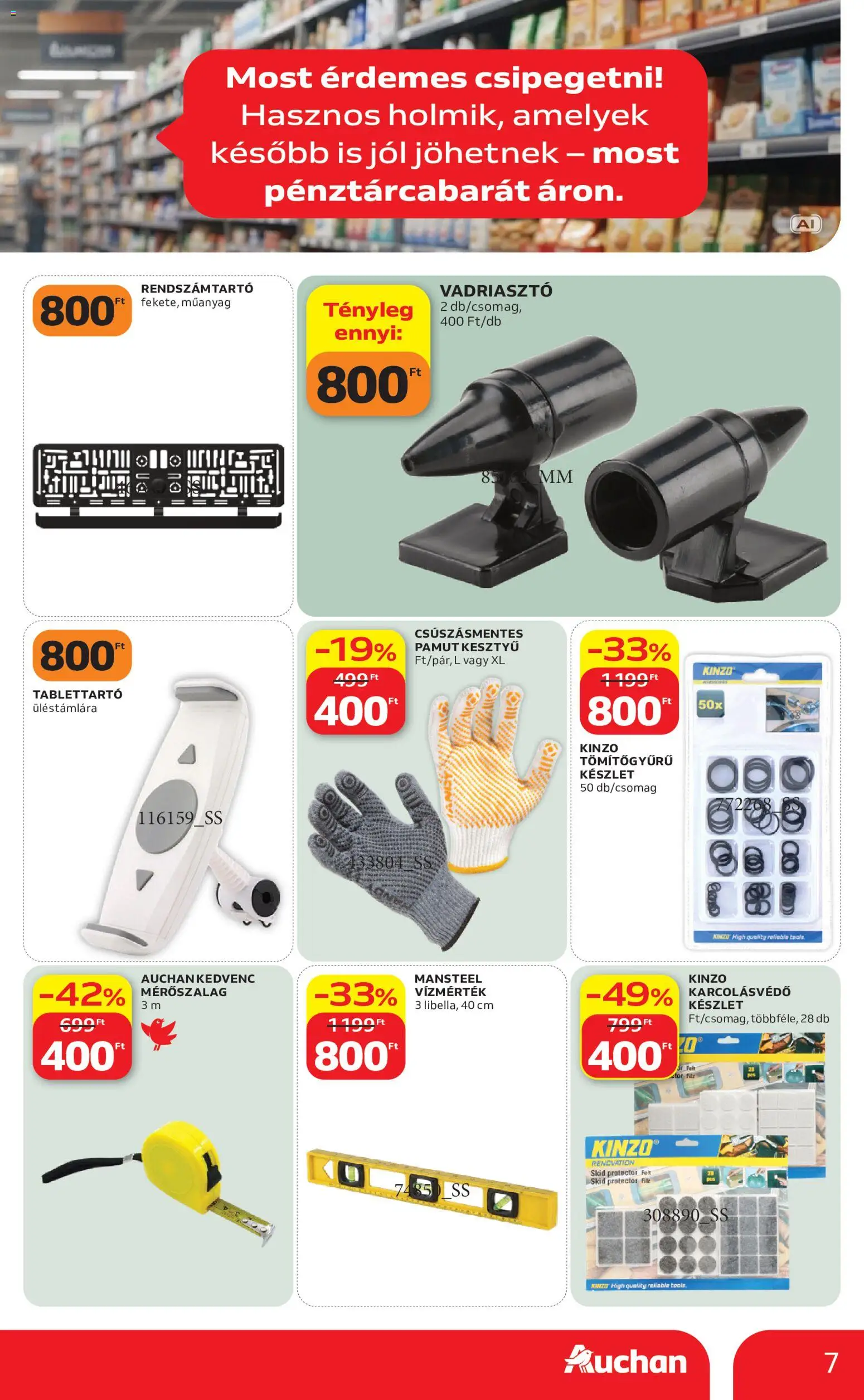 Auchan akciós ujság - amely érvényes a következő dátumtól: 2026.10.01. | Oldal: 7