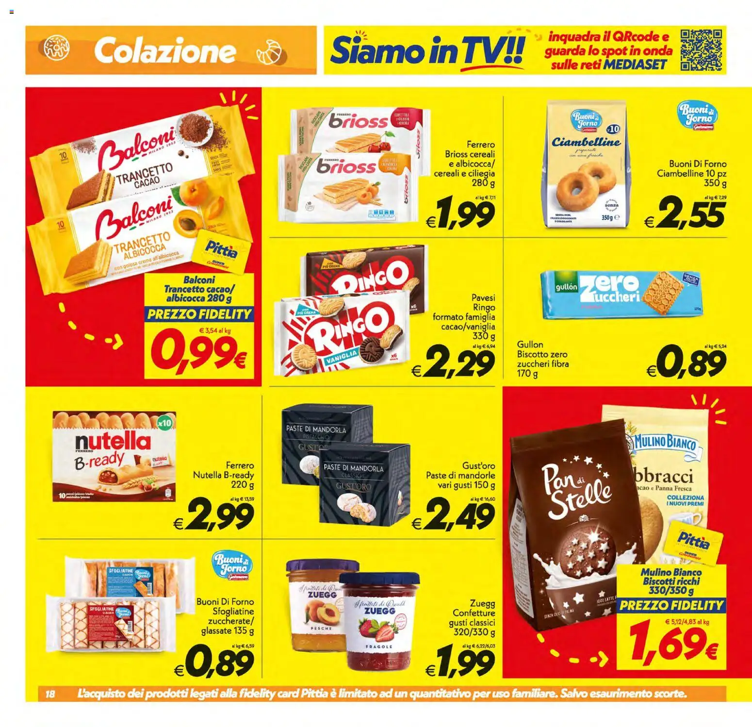 Volantino SuperConveniente del 09.06.2026 | Pagina: 18 | Prodotti: Fragole, Mandorle, Nutella, Forno