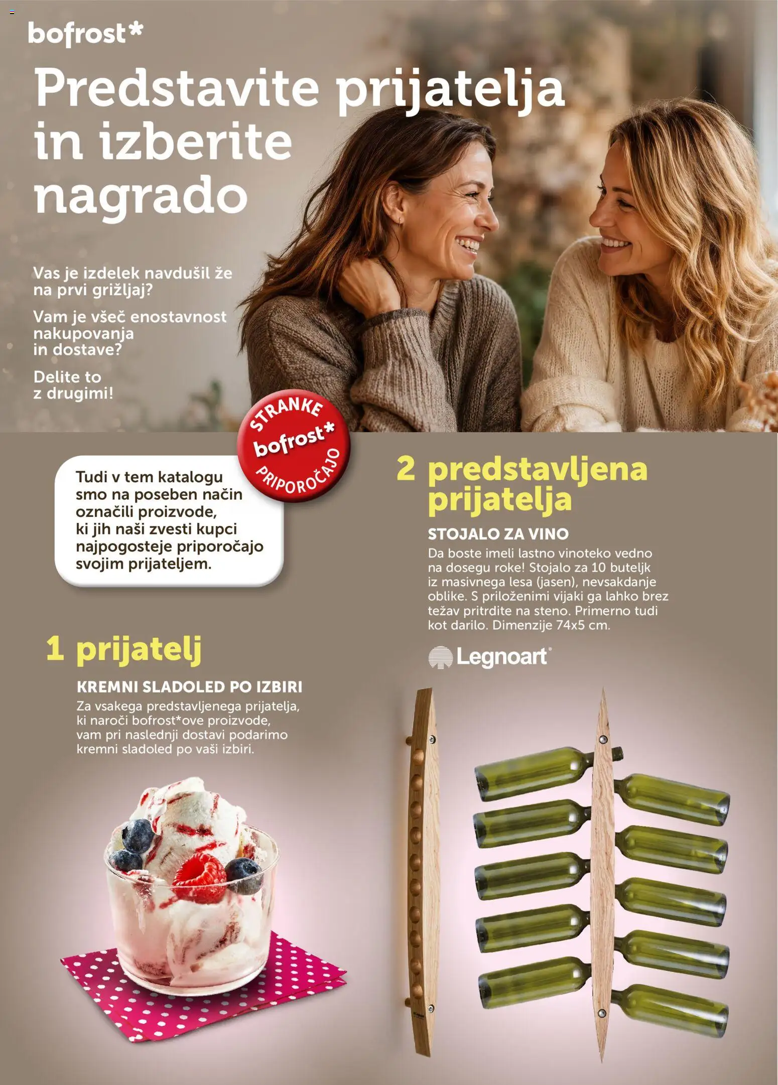 Novi Bofrost katalog ponudbe – veljaven od 01.10.2026 | Stran: 96 | Izdelki: Vino, Sladoled