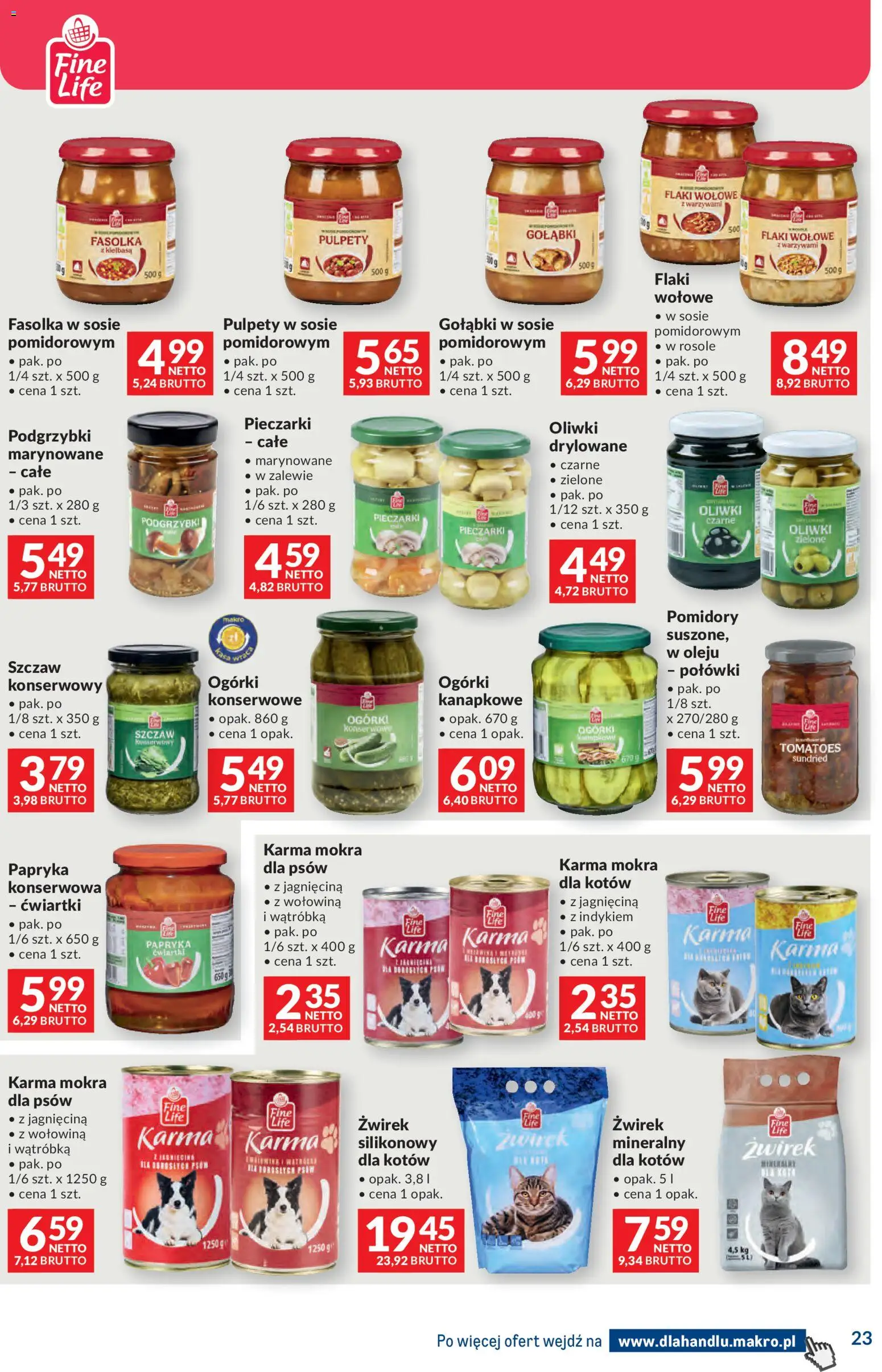 Makro gazetka - Dystrybucja do sklepów od 12.05.2026 | Strona: 23 | Produkty: Wątróbka, Flaki, Flaki wołowe, Wołowina