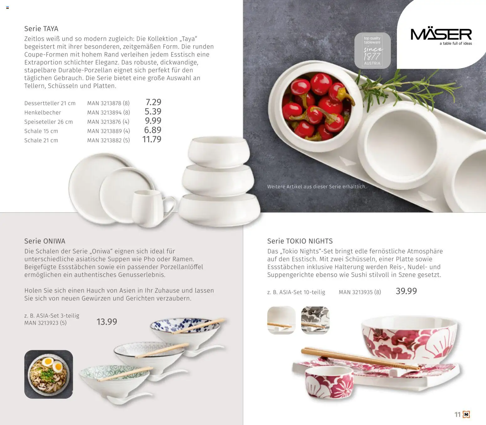 Müller Haushaltskatalog – gültig ab 01.10.2026 | Seite: 11 | Produkte: Top, Esstisch