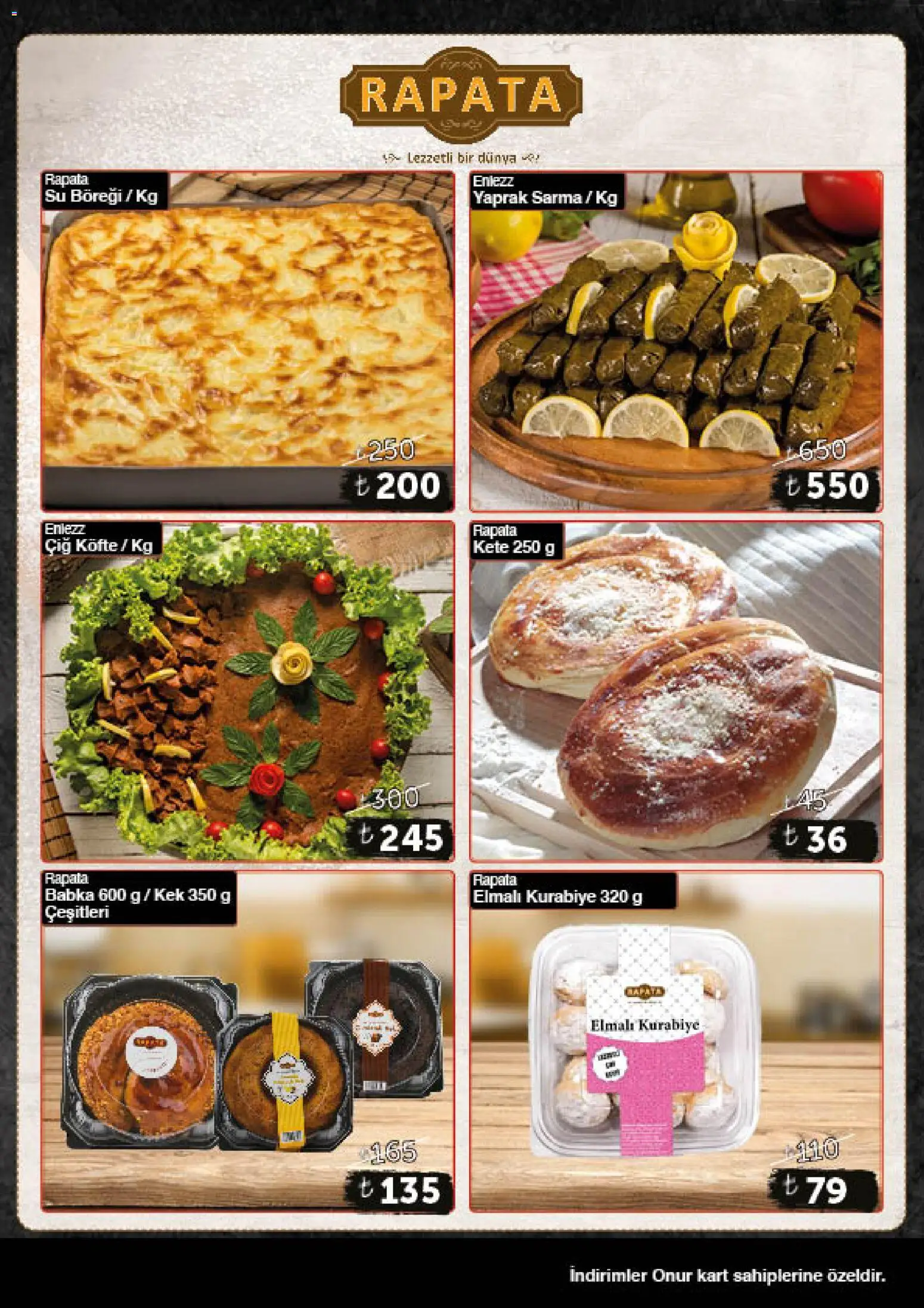 Onur Market - Katalog Gurme - 30 Haziran 2026 tarihinden itibaren geçerlidir | Sayfa: 13 | Ürünler: Kurabiye, Su