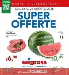 Anteprima del volantino Migross volantino valido a partire dal 12/08/2026