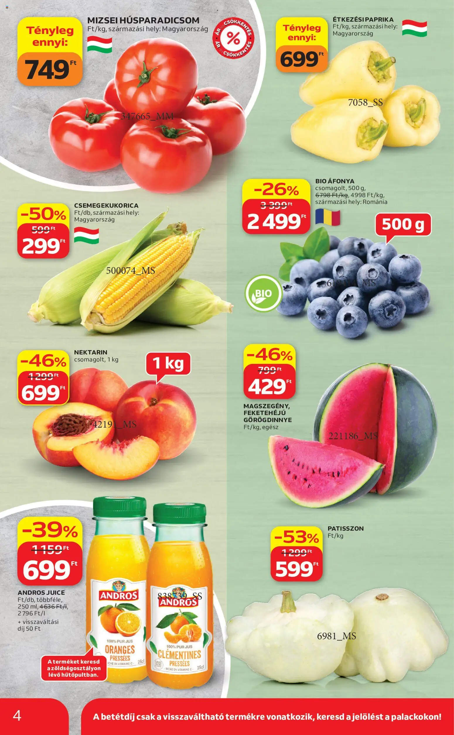 Auchan akciós ujság - amely érvényes a következő dátumtól: 2026.06.25. | Oldal: 4