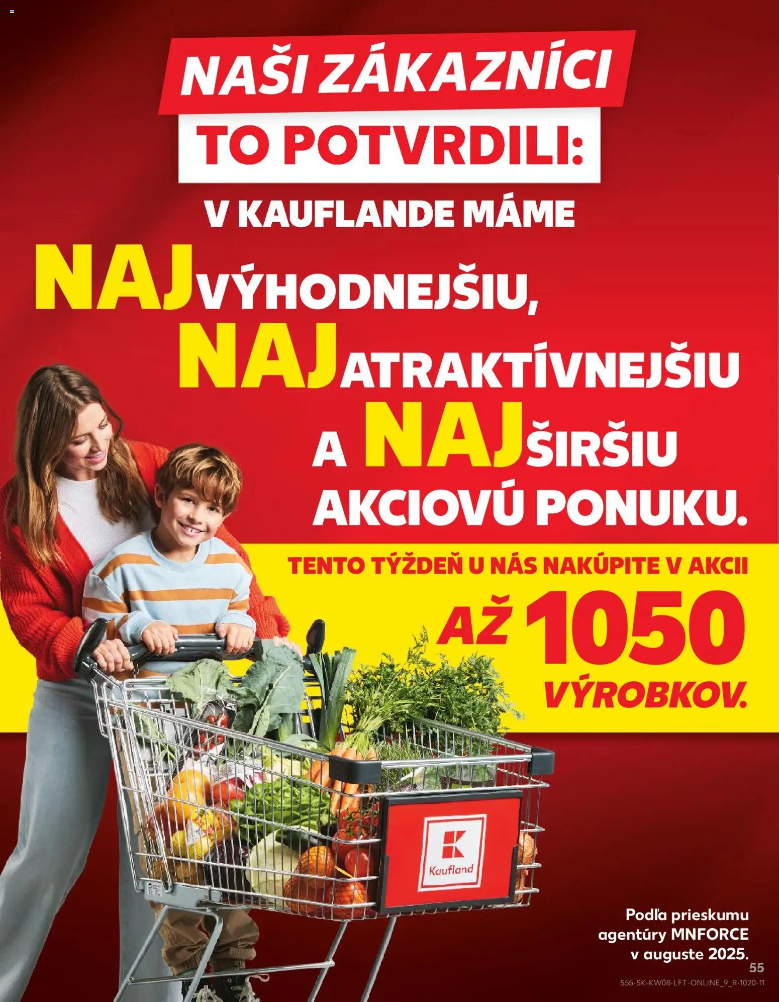 Kaufland SK akciós ujság - amely érvényes a következő dátumtól: 2026.02.19. | Oldal: 55
