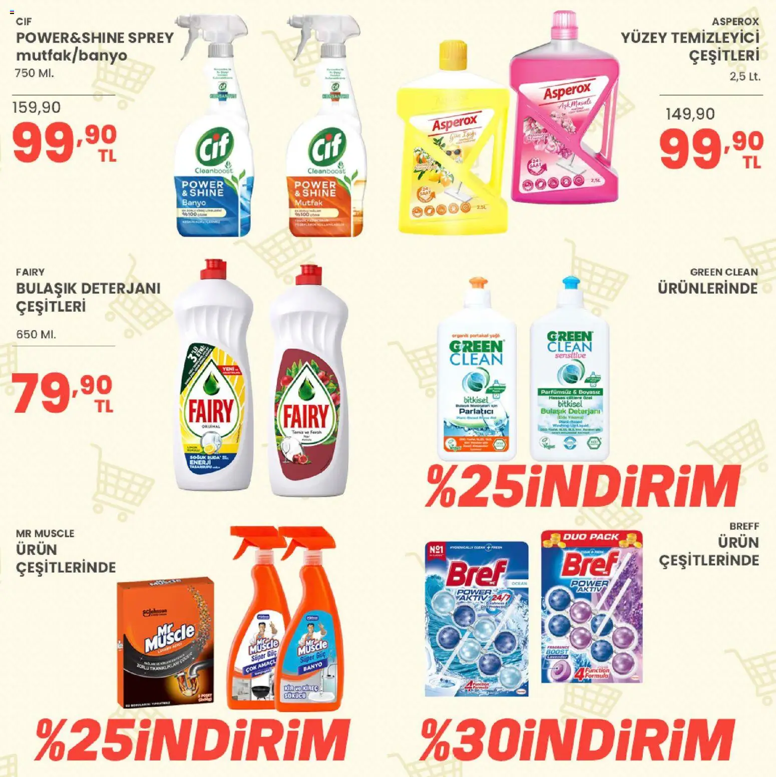 Sarıyer Katalog - 22.05.2026 tarihinden itibaren geçerlidir | Sayfa: 29 | Ürünler: Lavabo, Portakal, Parlatıcı, Yüzey temizleyici
