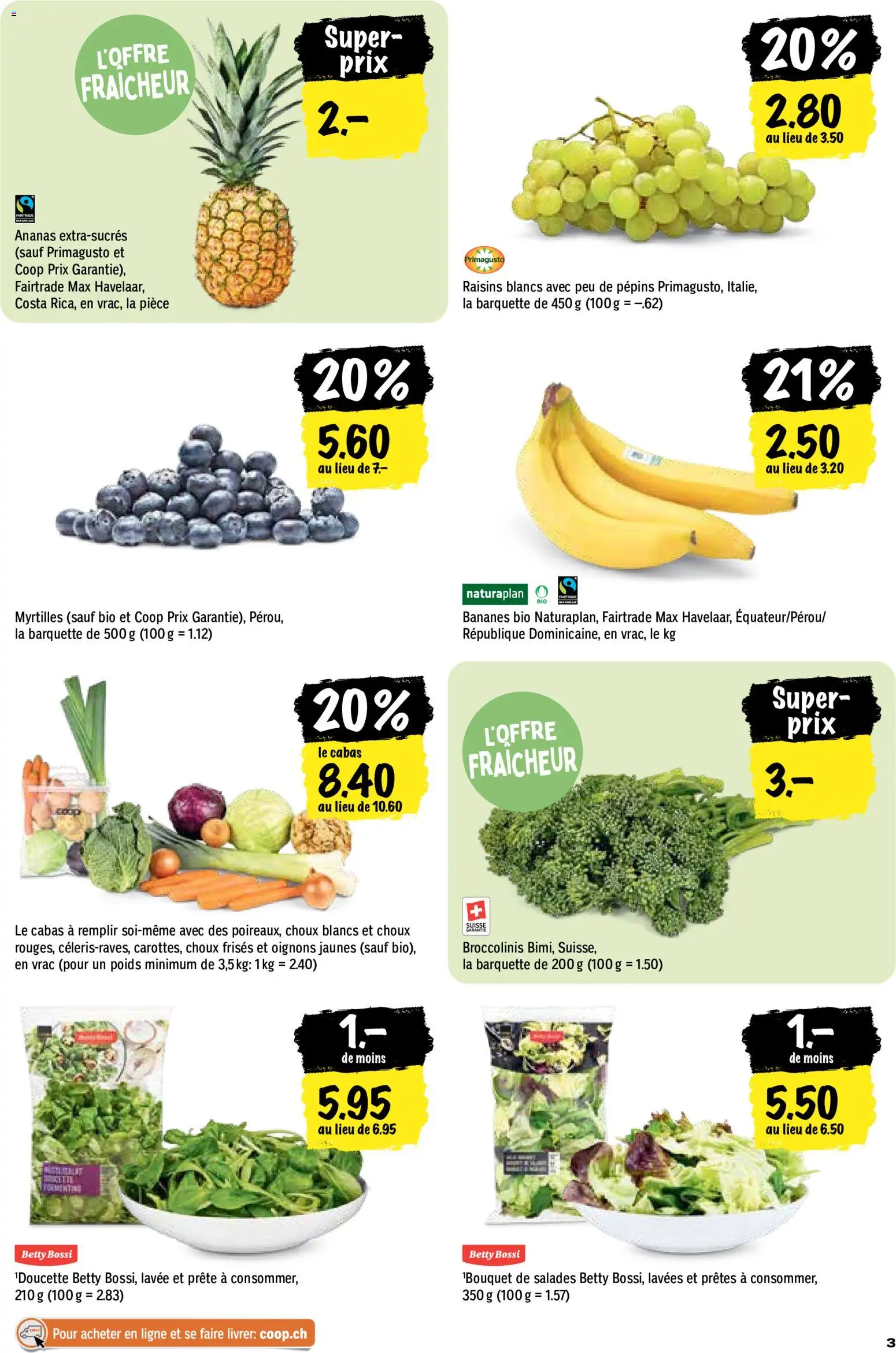 Coop aktionen FR – gültig ab 24.09.2026 | Seite: 3