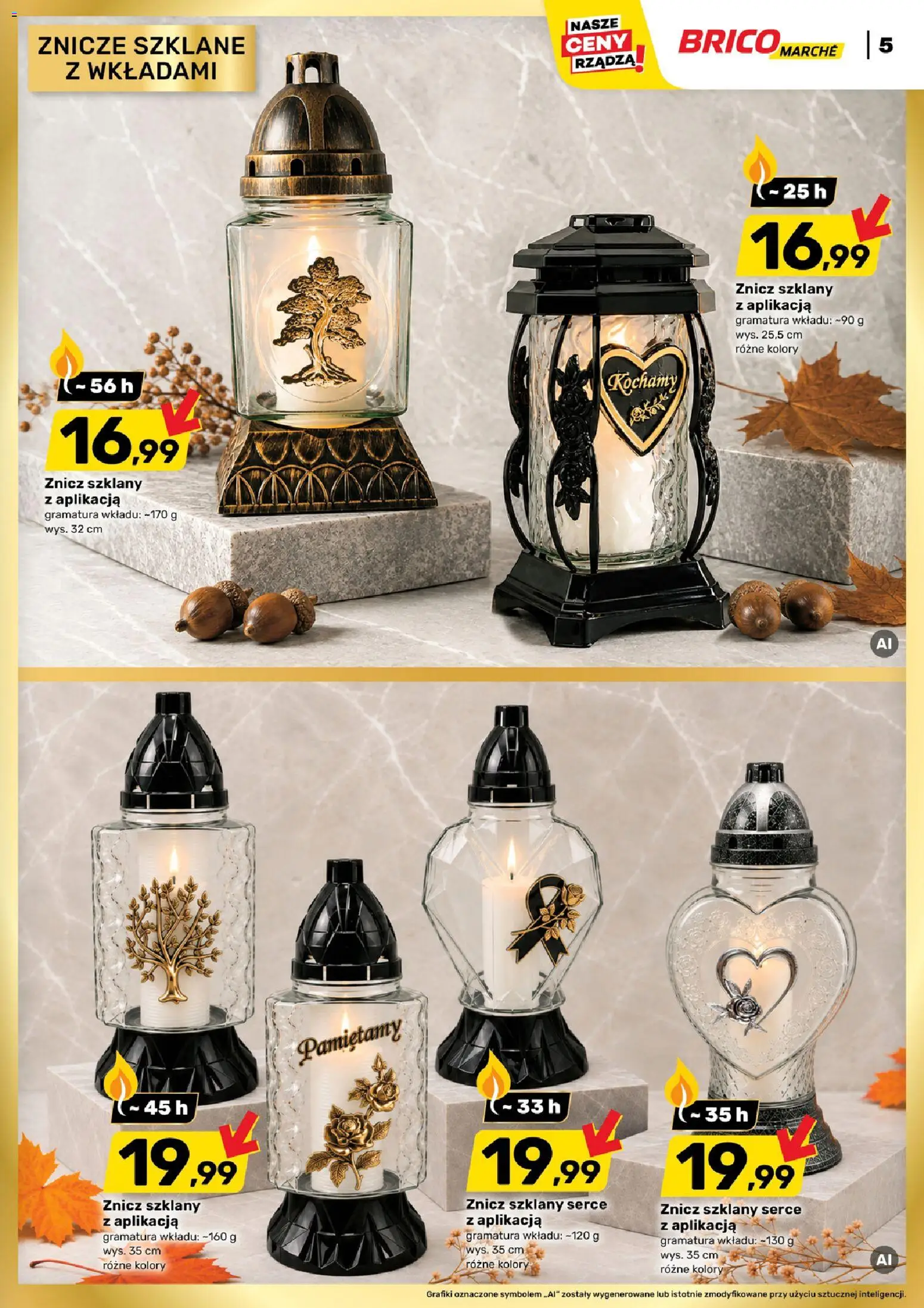 Brico Marché gazetka od 07.10.2026 | Strona: 5 | Produkty: Znicze