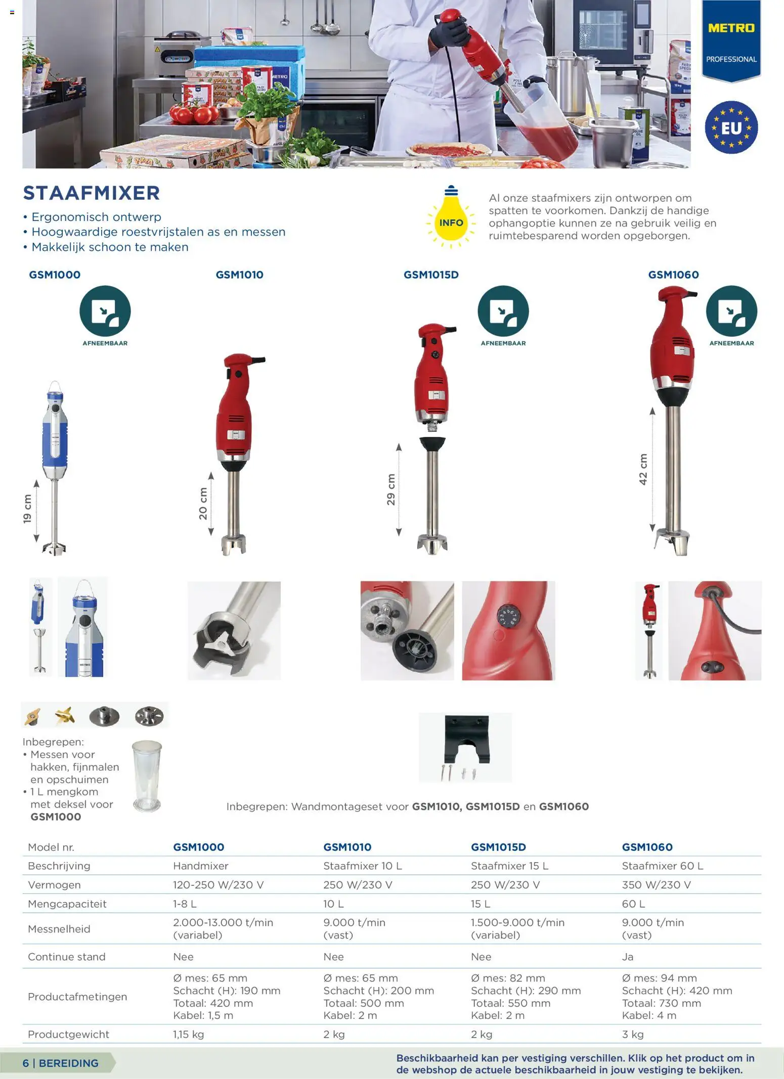 {H1} | Pagina: 6 | Producten: Handmixer, Mes, Kabel, Messen