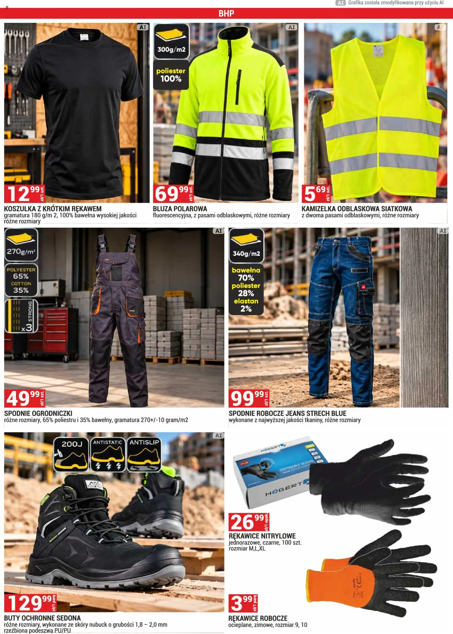 Merkury Market gazetka od 01.11.2026 | Strona: 47 | Produkty: Spodnie, Ogrodniczki, Buty, Spodnie robocze