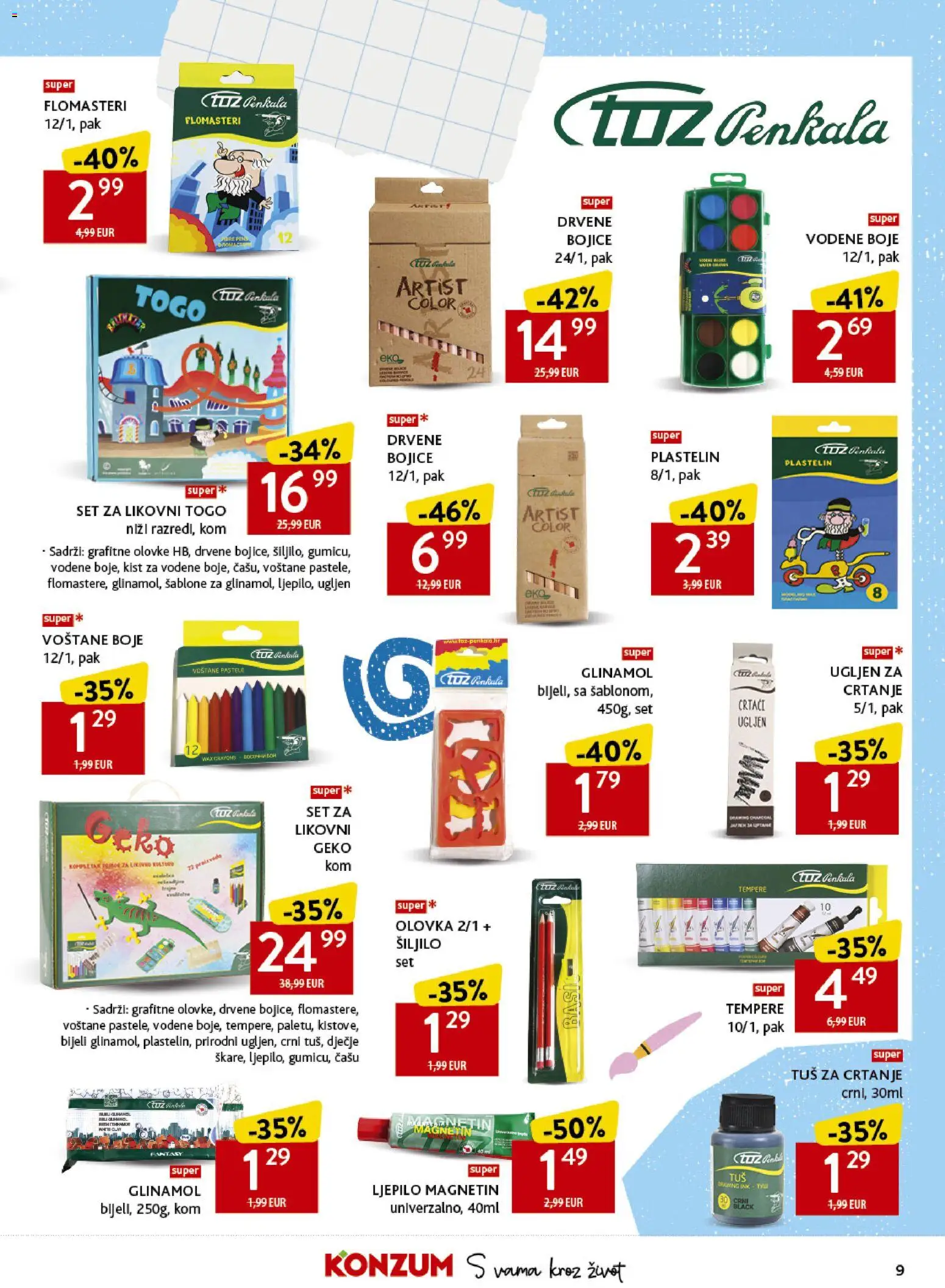 Konzum HR akciós ujság - amely érvényes a következő dátumtól: 2026.08.17. | Oldal: 9