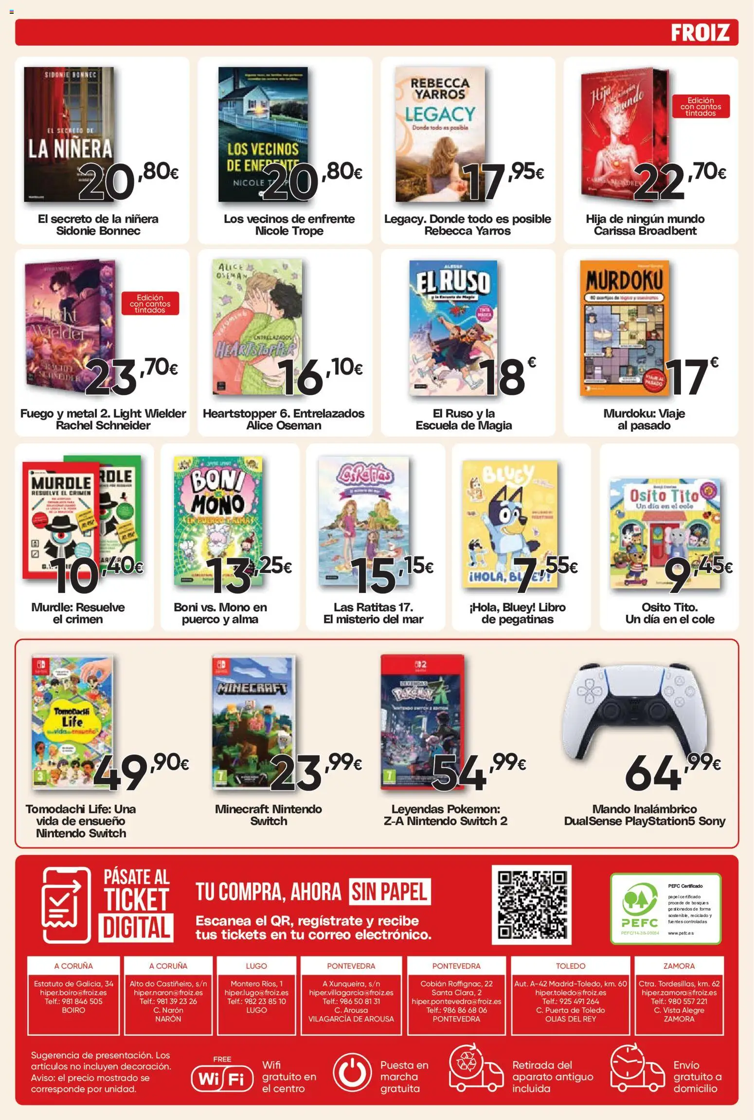 Froiz - Folleto Hiper │ válido desde el 28/07/2026 | Página: 12 | Productos: Nintendo