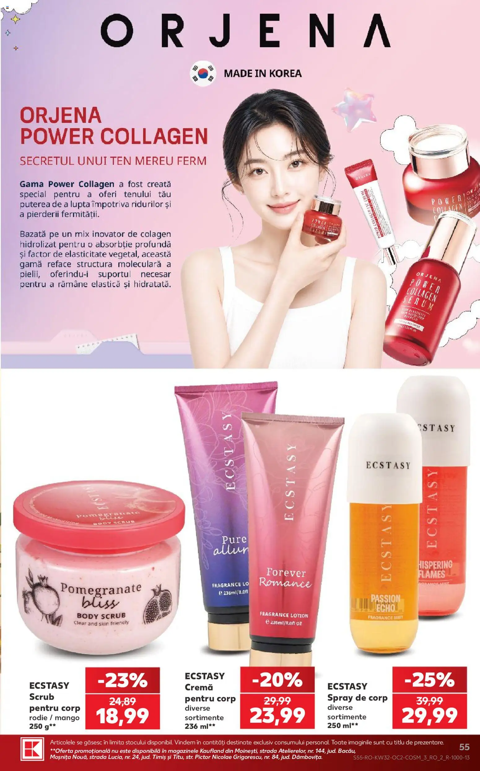 Noul catalog Kaufland – valabil de la 05.08.2026 | Pagină: 55 | Produse: Serum, Scrub, Body, Mango