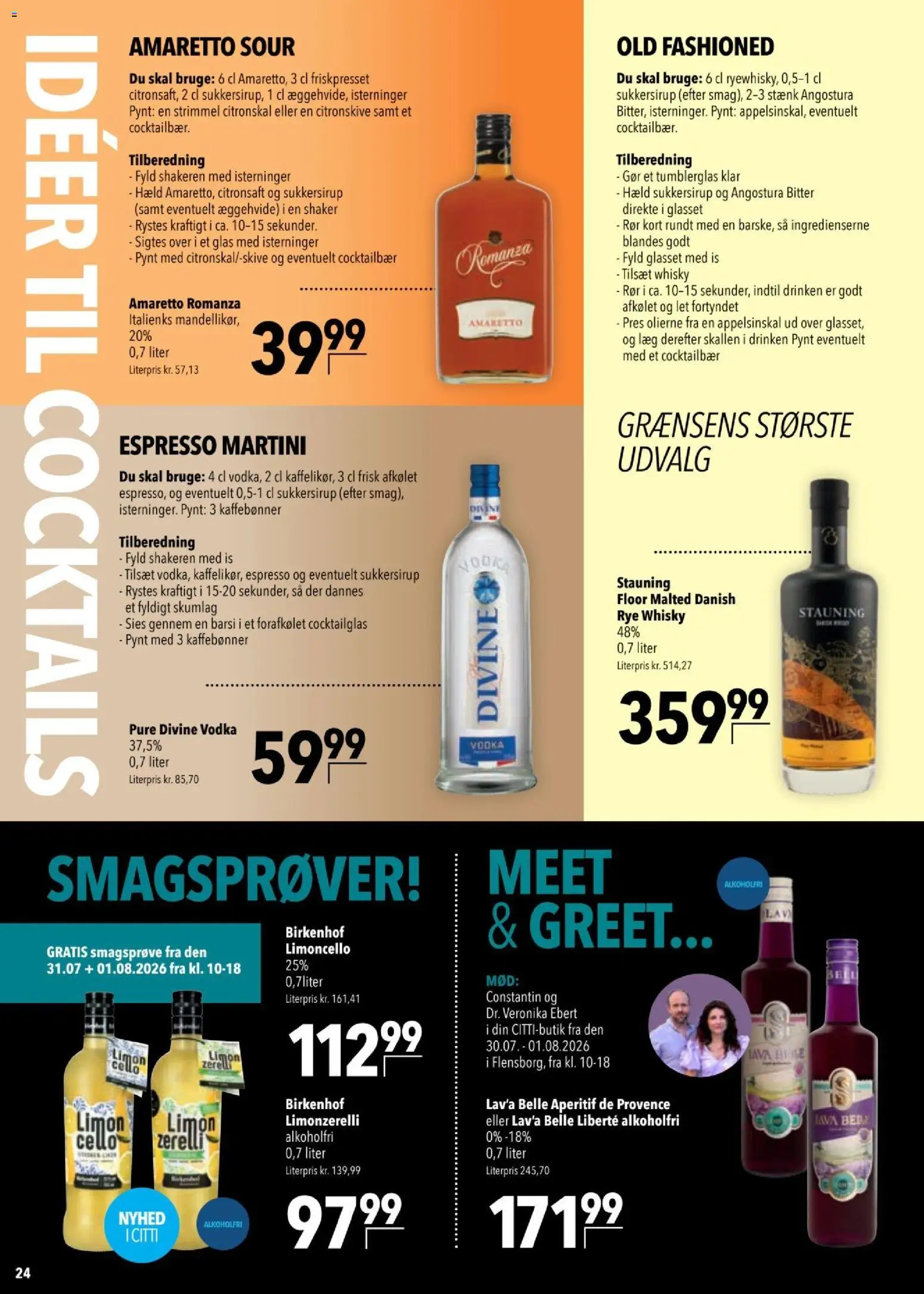 CITTI tilbudsavis – gyldig fra 15/07/2026 | Side: 24 | Produkter: Vodka, Whisky, Is