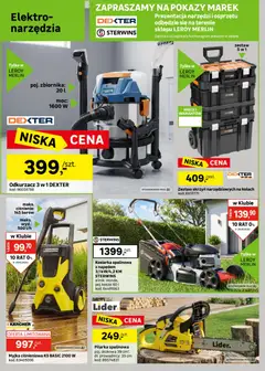 Pogląd oferty "Leroy Merlin gazetka" - ważna od 09.09.2026 | Strona: 36 | Produkty: Myjka ciśnieniowa, Odkurzacz, Kosiarka spalinowa, Kosiarka