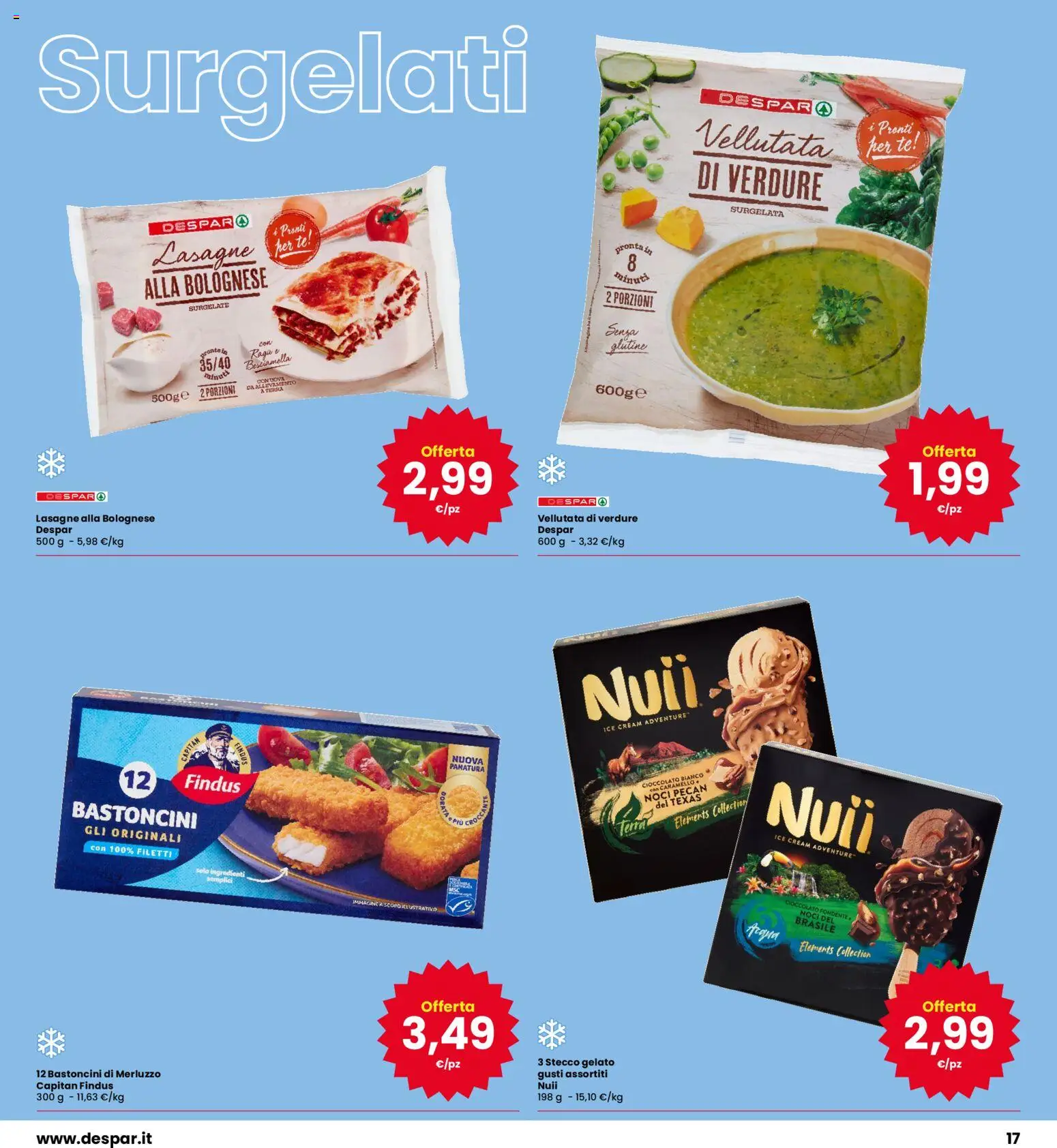 Volantino Eurospar del 08/10/2026 | Pagina: 17 | Prodotti: Tè, Noci, Noci del Brasile, Lasagne
