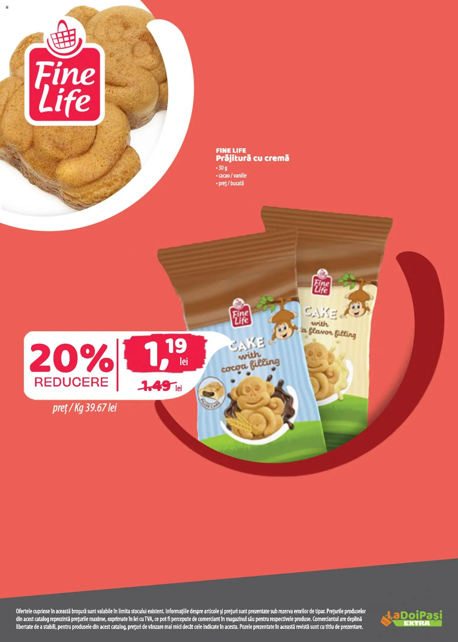 Noul catalog LaDoiPași – valabil de la 16.09.2026 | Pagină: 18 | Produse: Mici, Prăjitură, Cremă, Cacao
