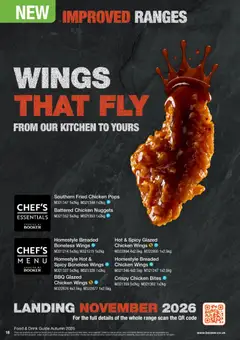 Preview of Booker Wholesale - Autumn 2026 valid from 06/10/2026 | Page: 18 | Products: Chicken, Kitchen, Chicken wings