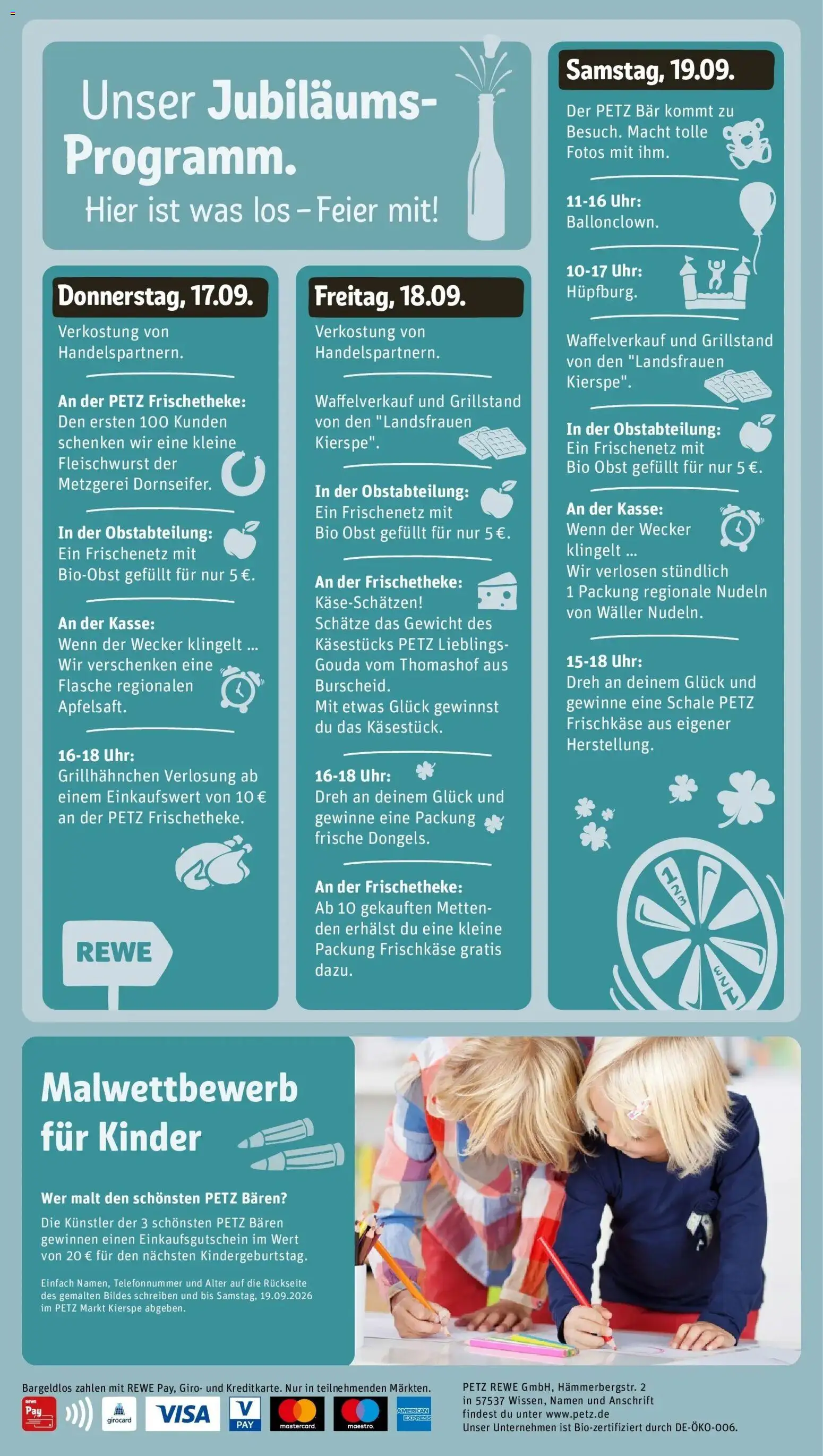 REWE Prospekt ab 14.09.2026 zum Blättern » Angebote | Seite: 2 | Produkte: Gewicht, Obst, Frischkase, Wecker