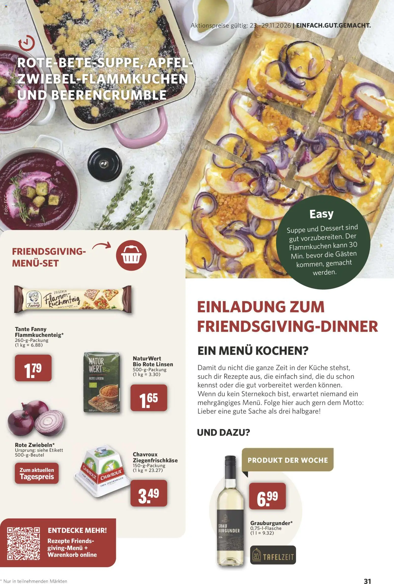 Combi myTime November 2026 – gültig ab 31.10.2026 | Seite: 31 | Produkte: Küche, Äpfel