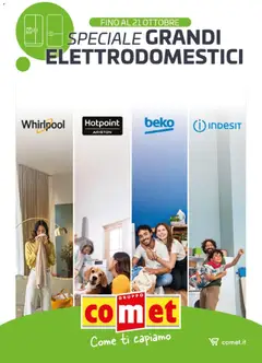 Anteprima del volantino Comet volantino Whirlpool, Beko, Hotpoint e Indesit valido a partire dal 13/10/2026
