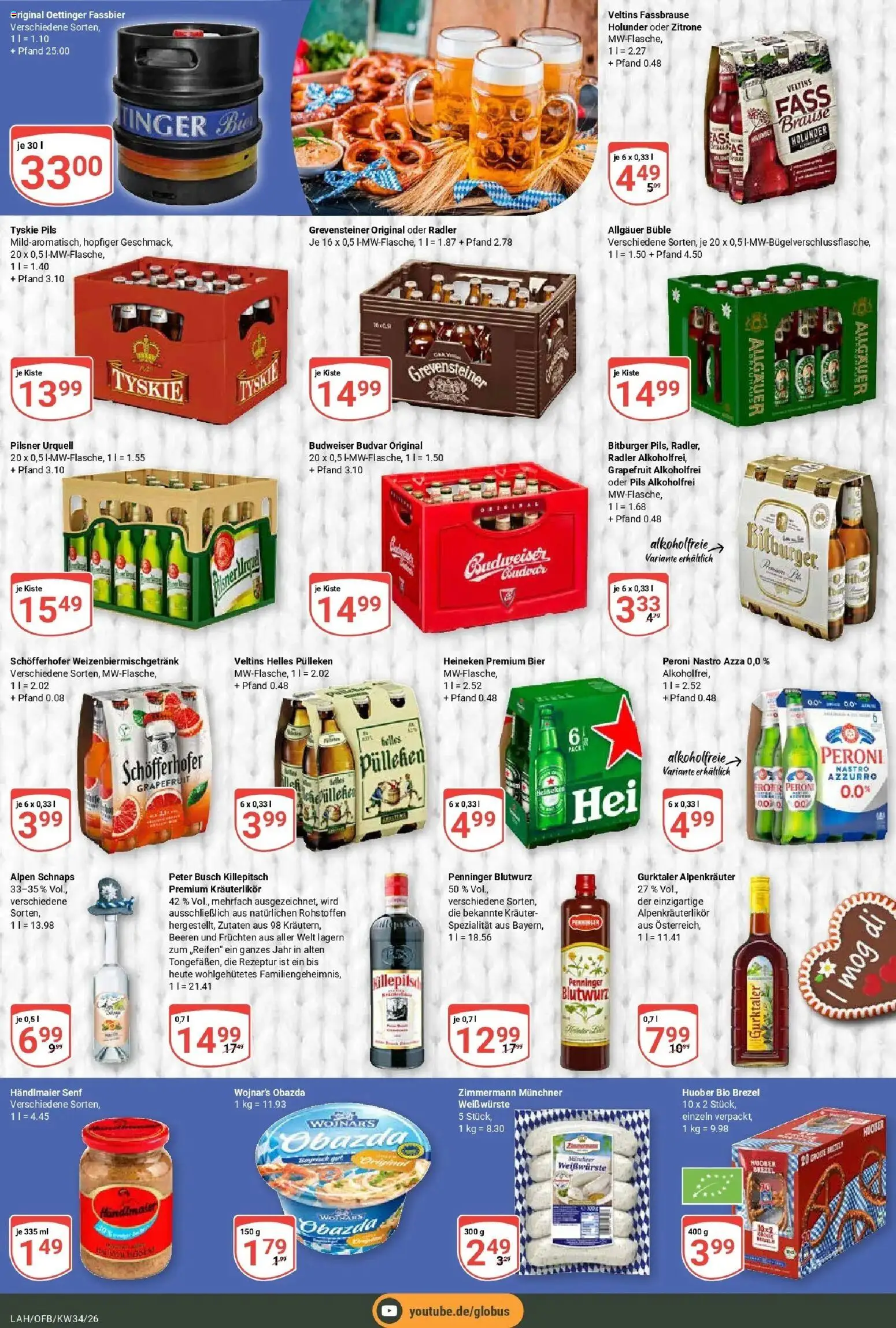 Globus Prospekt Lahnstein (ab 17.08.2026) » Angebote online | Seite: 8 | Produkte: Heineken, Grapefruit, Pilsner urquell, Zitrone