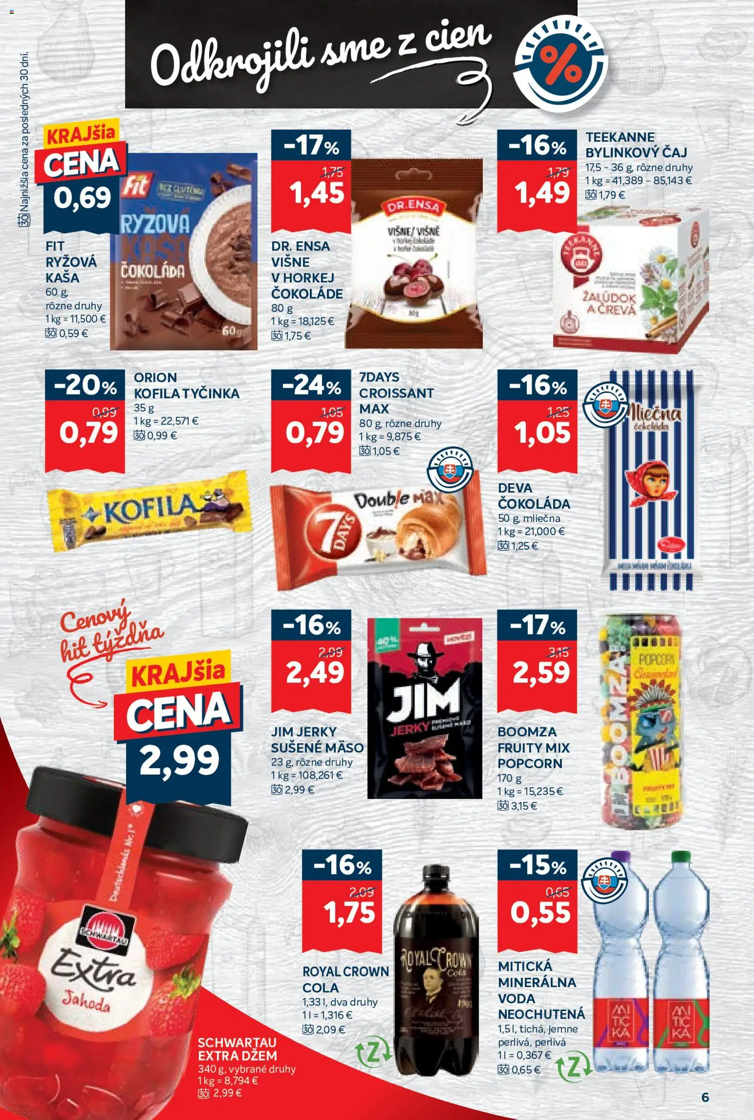 Nové Kraj akcie – leták je platný od 02.07.2026 | Strana: 10 | Produkty: Čaj, Teekanne, Cola, Višne