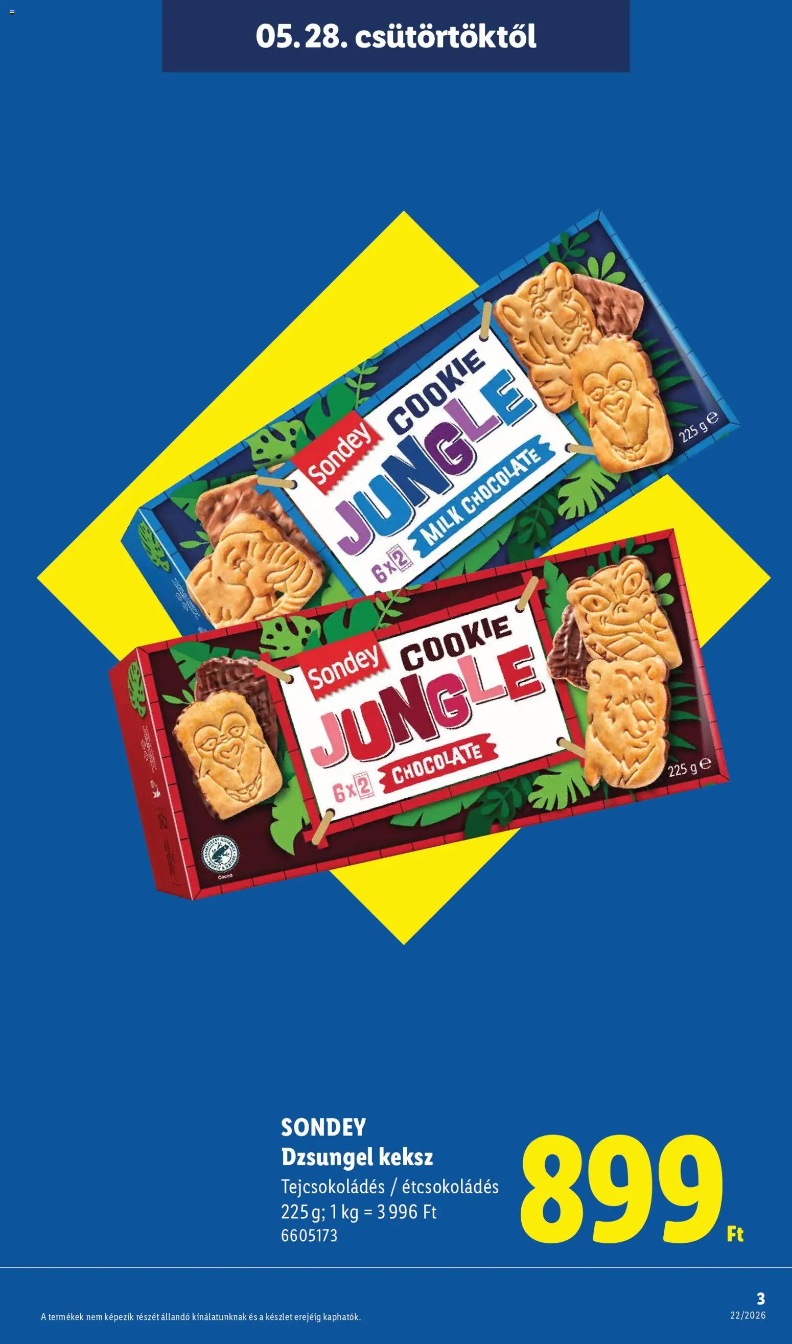 Lidl akciós ujság - amely érvényes a következő dátumtól: 28.05.2026 | Oldal: 3
