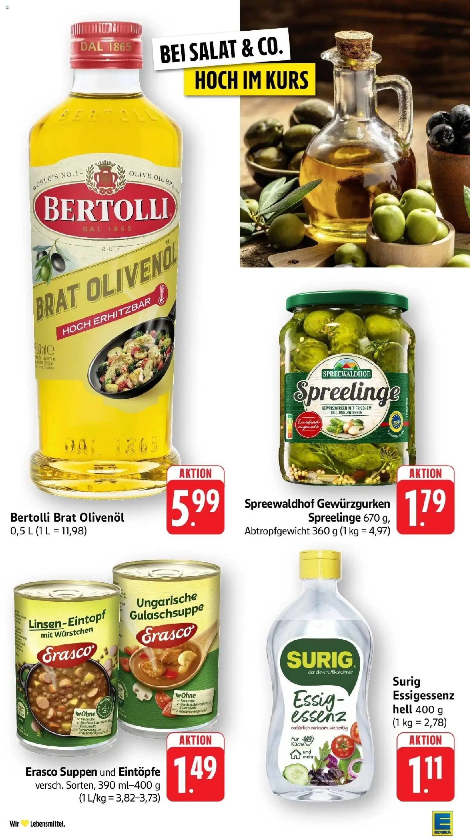 Edeka prospekt Freiburg	 – gültig ab 04.05.2026 | Seite: 41 | Produkte: Olivenol, Küche, Zwiebeln, Dill