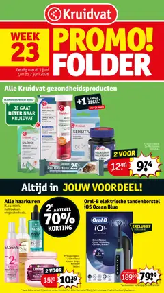Kruidvat folder week 23 - Voorbeeld van een folder van Kruidvat, geldig van 01.06.2026
