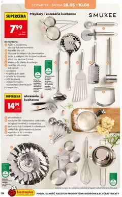 Pogląd oferty "Biedronka gazetka - Hity i inspiracje" - ważna od 25.05.2026 | Strona: 36 | Produkty: Czekolady, Krajalnica, Trzepaczka