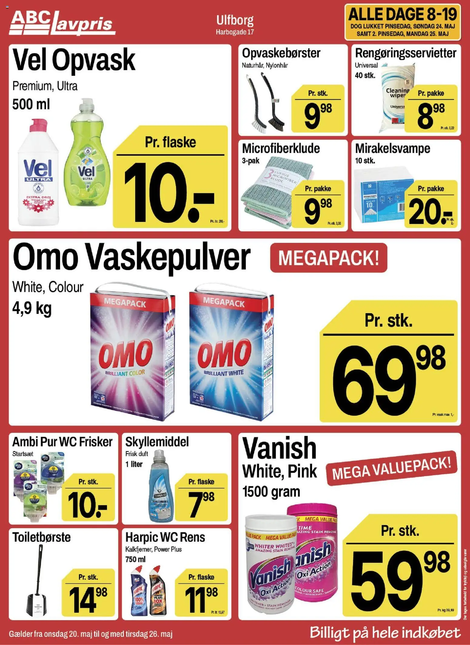 Abc Lavpris tilbudsavis – gyldig fra 20.05.2026 | Side: 14 | Produkter: Duft, Vaskepulver, Skyllemiddel