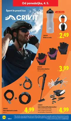 Lidl katalog akcije – veljaven od 29.04.2026 | Stran: 66 | Izdelki: Torba, Rokavice
