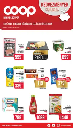 COOP - Mini & Abc & Szuper / Mecsek - amely érvényes a következő dátumtól: 21.05.2026