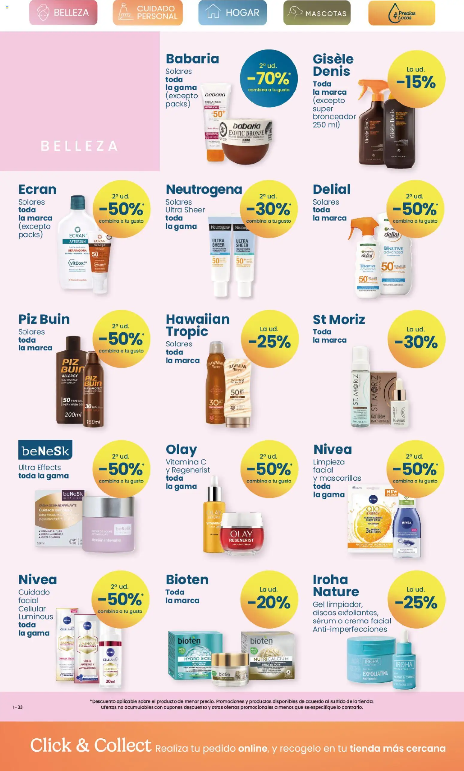 Clarel - folleto │ válido desde el 22/07/2026 | Página: 2 | Productos: Bronceador, Sérum, Crema facial, Crema de día
