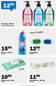 Forhåndsvisning av Biltema Alt til hverdagen gyldig fra 19/07/2026 | Side: 5 | Produkter: Toalettblokk, Håndsåpe
