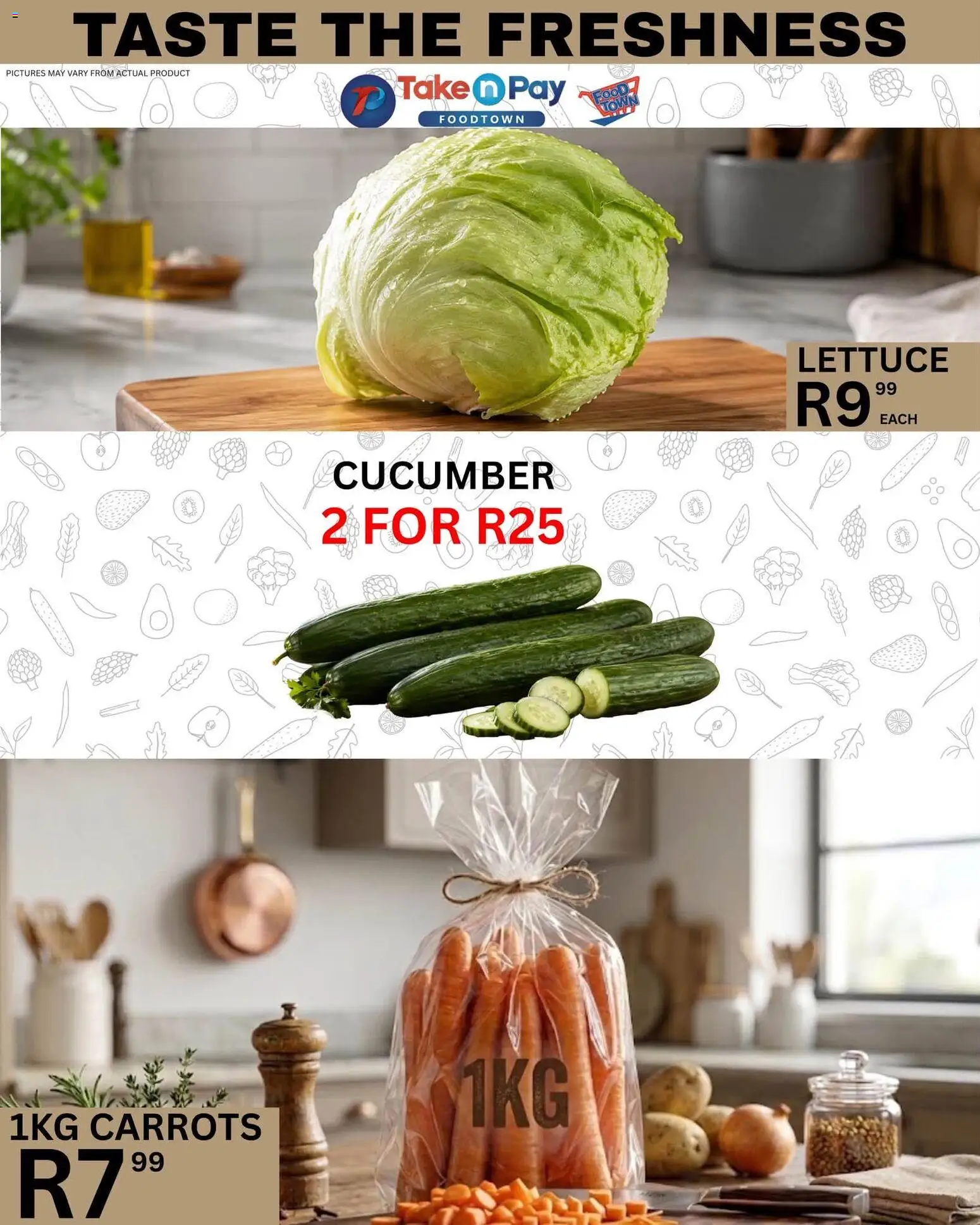 New Take n Pay catalogue – valid from 24/07/2026 | Page: 18 | Products: Carrots, Lettuce
