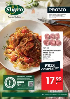 Sligro Promo - Voorbeeld van een folder van Sligro, geldig van 13/08/2026