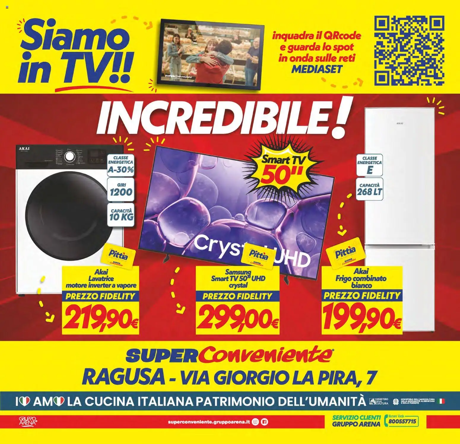 Volantino SuperConveniente del 09.06.2026 | Pagina: 24 | Prodotti: smart TV, Lavatrice, TV, Samsung