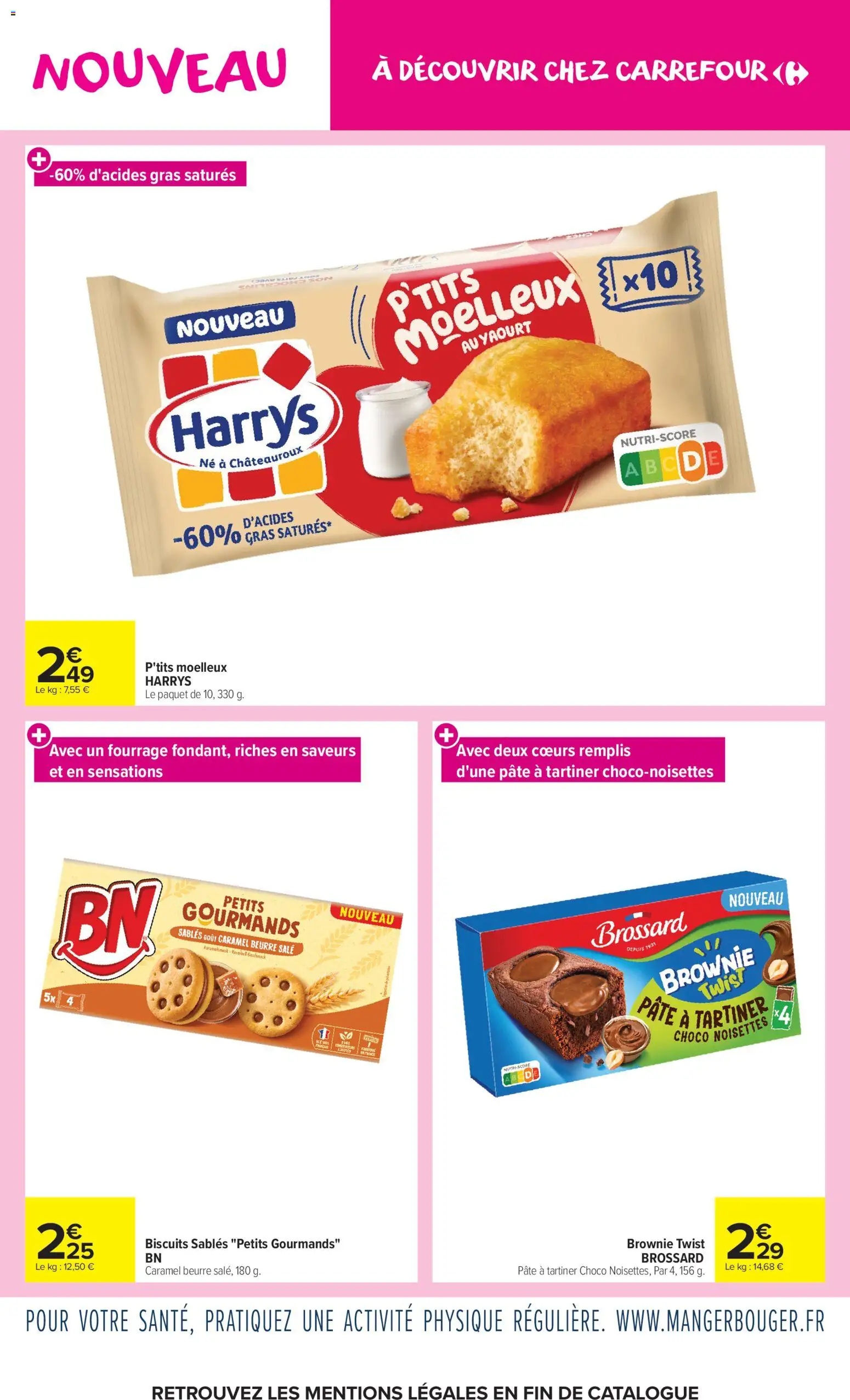 {H1} | Page: 8 | Produits: Noisettes, Pâte à tartiner, Yaourt, Pâte