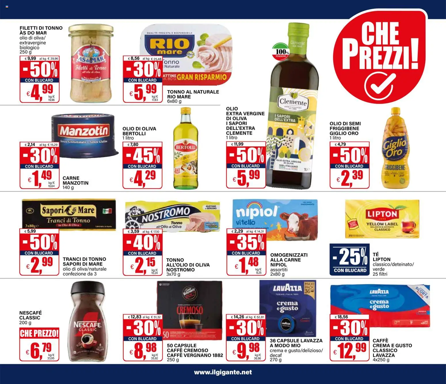 Volantino Il Gigante del 21/09/2026 | Pagina: 25 | Prodotti: Olio di semi, Crema, Olio, Tonno al naturale