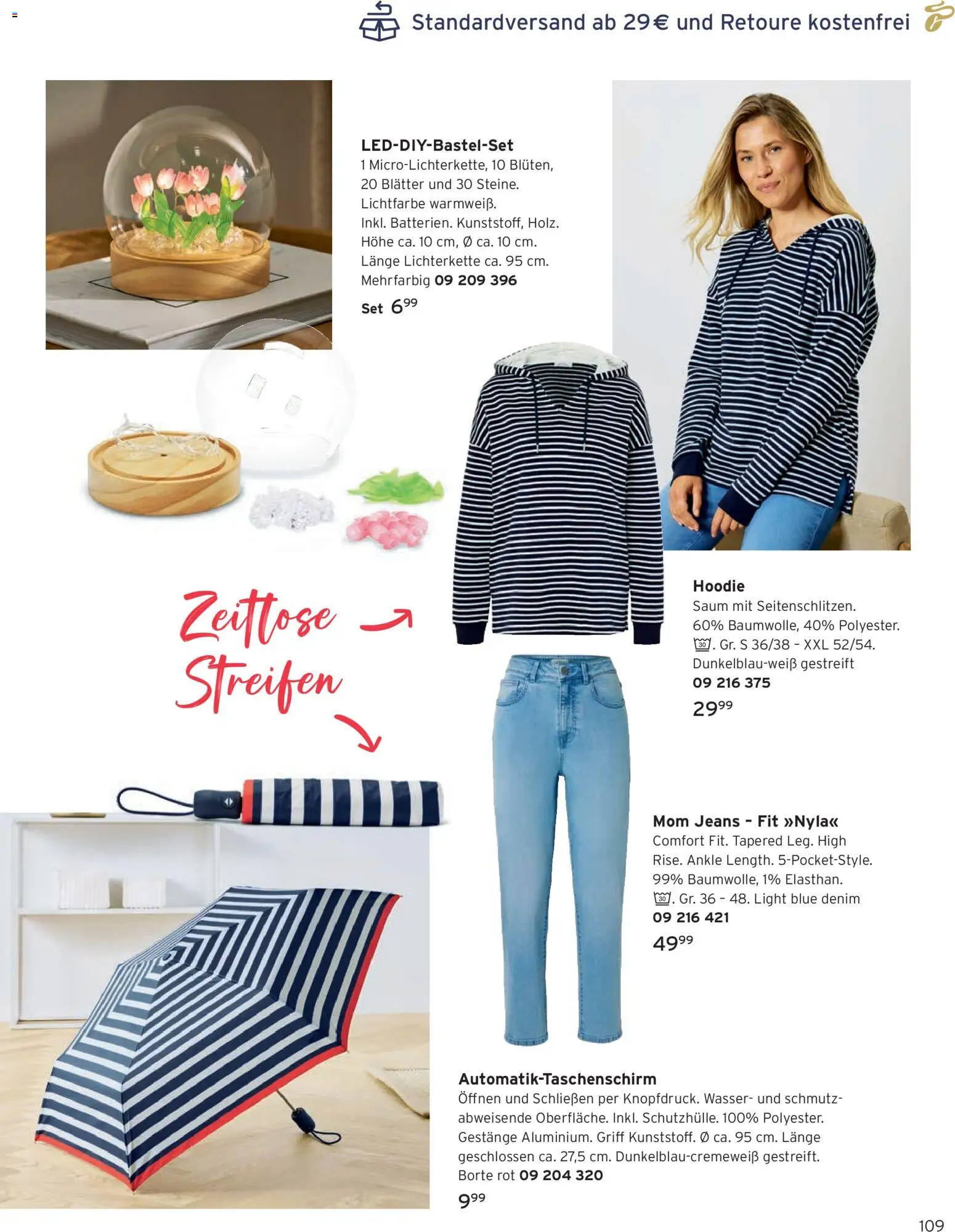 Angebote Tchibo – gültig ab 01.09.2026 | Seite: 109 | Produkte: Hoodie, Wasser, Jeans