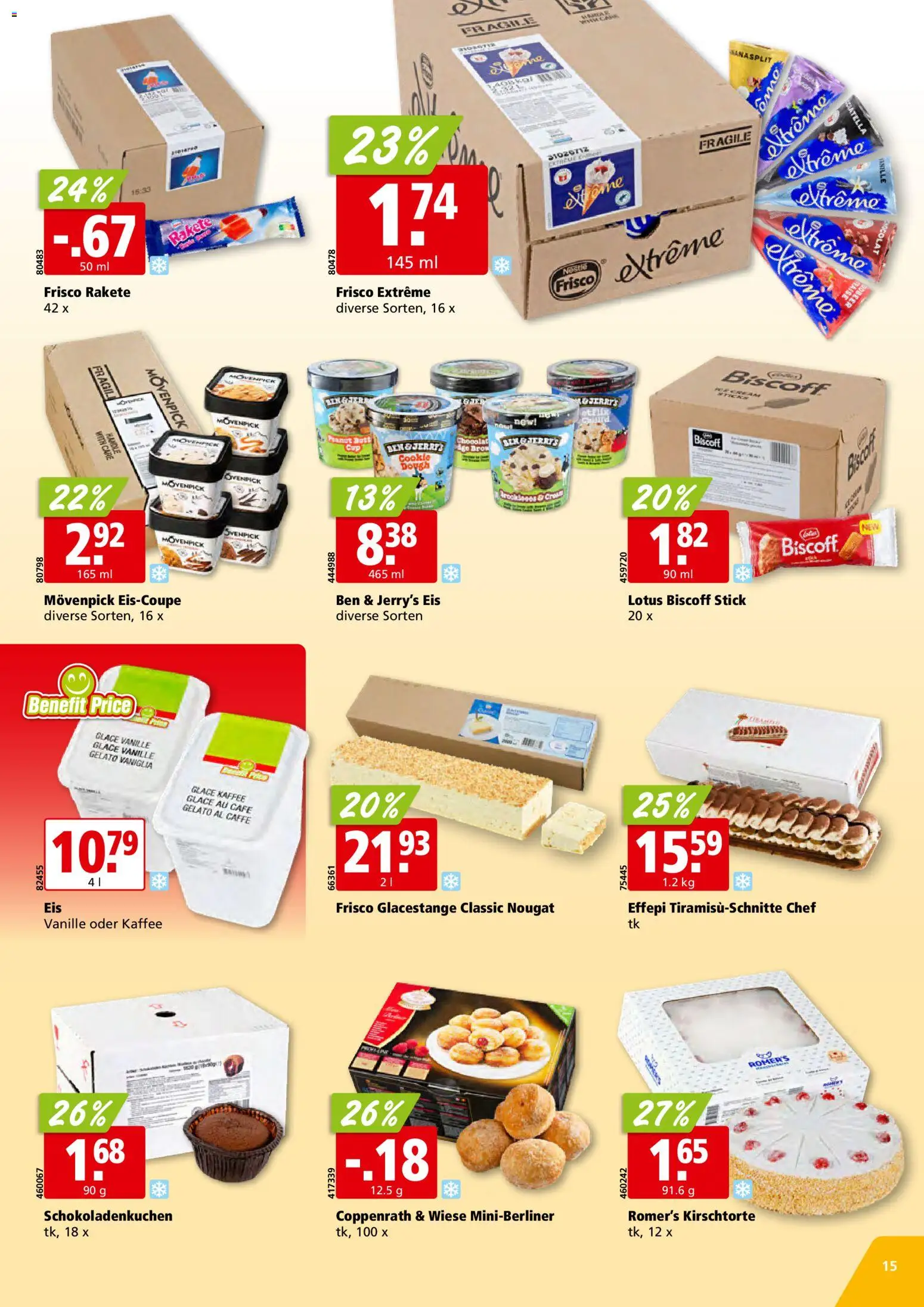 Aligro aktionen – gültig ab 13.07.2026 | Seite: 15 | Produkte: Glace, Kaffee, Eis
