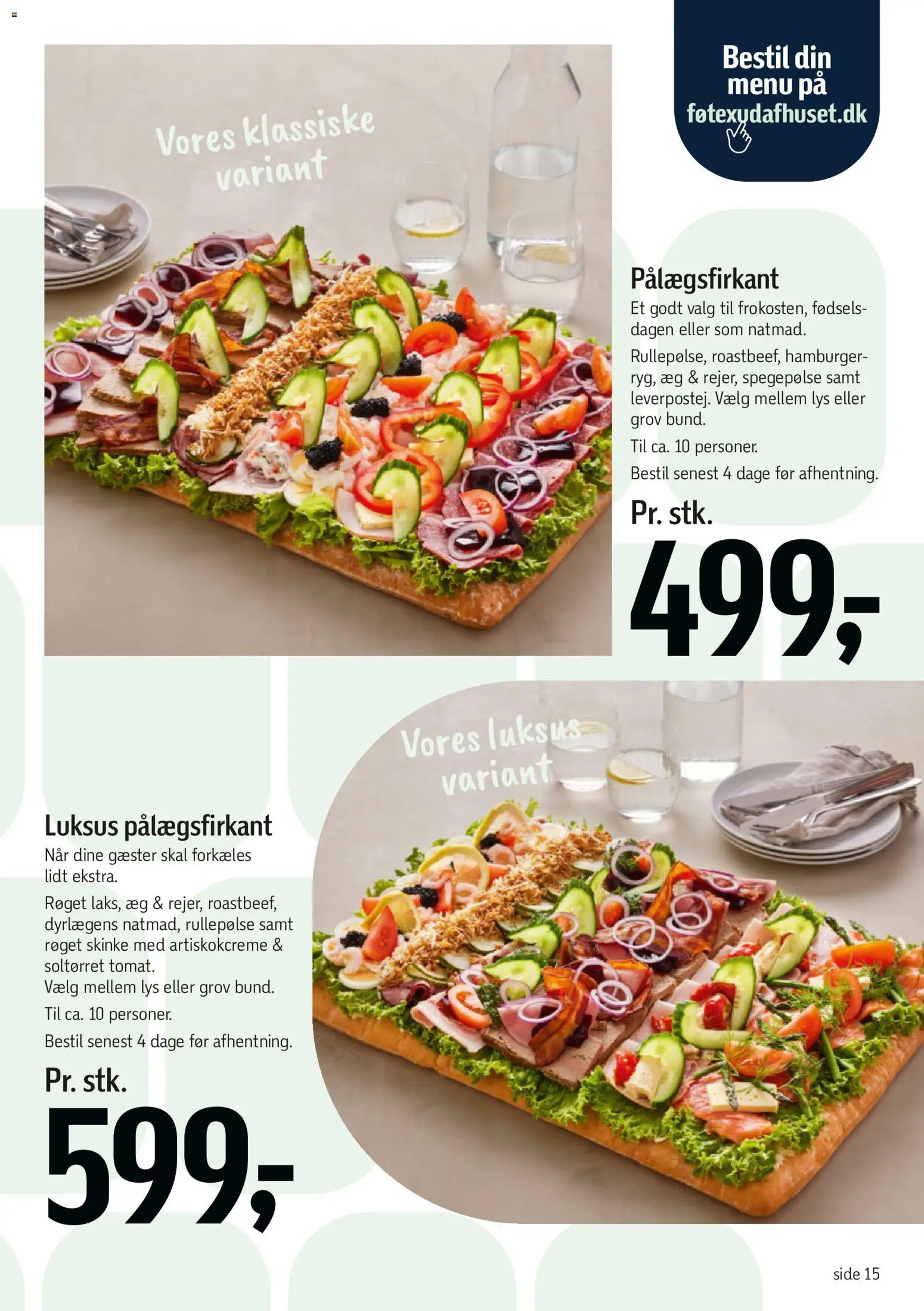 Føtex tilbudsavis – gyldig fra 01/05/2026 | Side: 15 | Produkter: Æg, Skinke, Spegepølse, Rullepølse