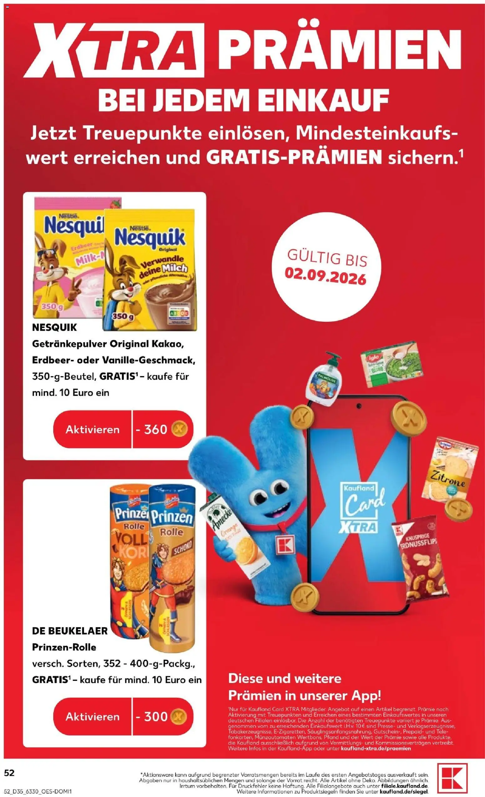 Kaufland Prospekt Hamburg – gültig ab 27.08.2026 | Seite: 52 | Produkte: Nesquik, Milch, Iglo, Zitrone