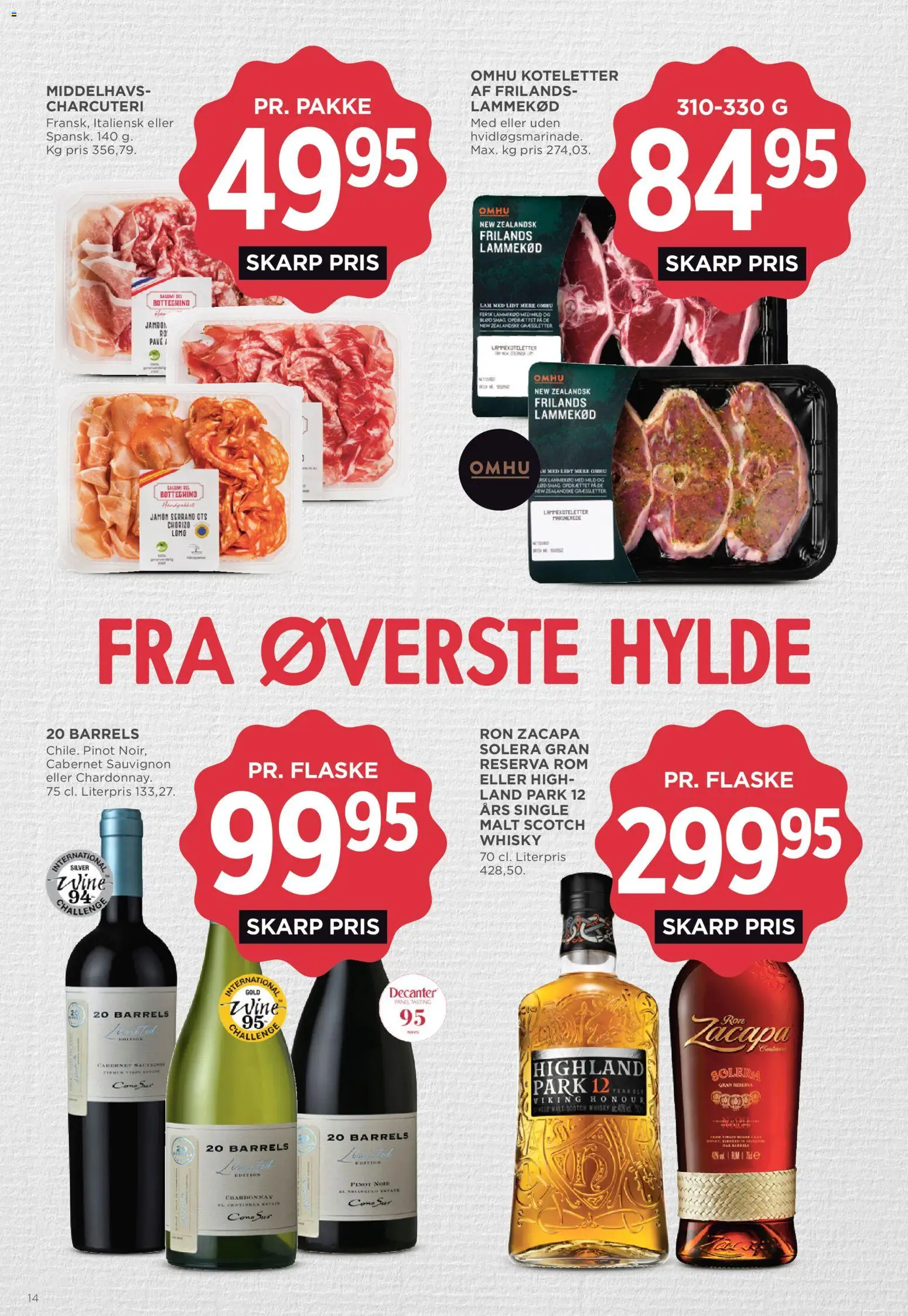 Meny tilbudsavis – gyldig fra 31/07/2026 | Side: 22 | Produkter: Whisky, Hylde, Lammekød, Rom