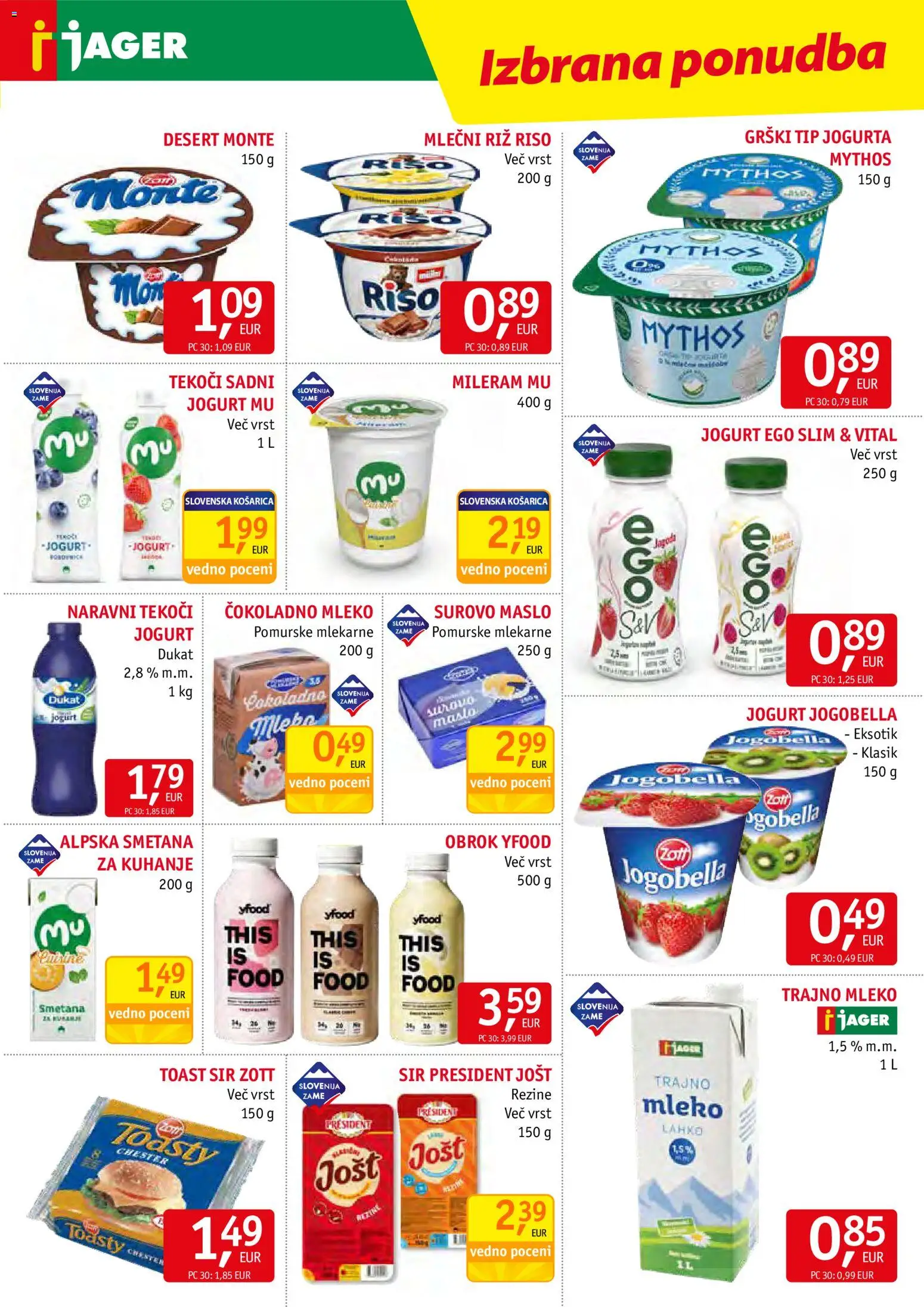 Novi Jager katalog ponudbe – veljaven od 28.10.2026 | Stran: 5