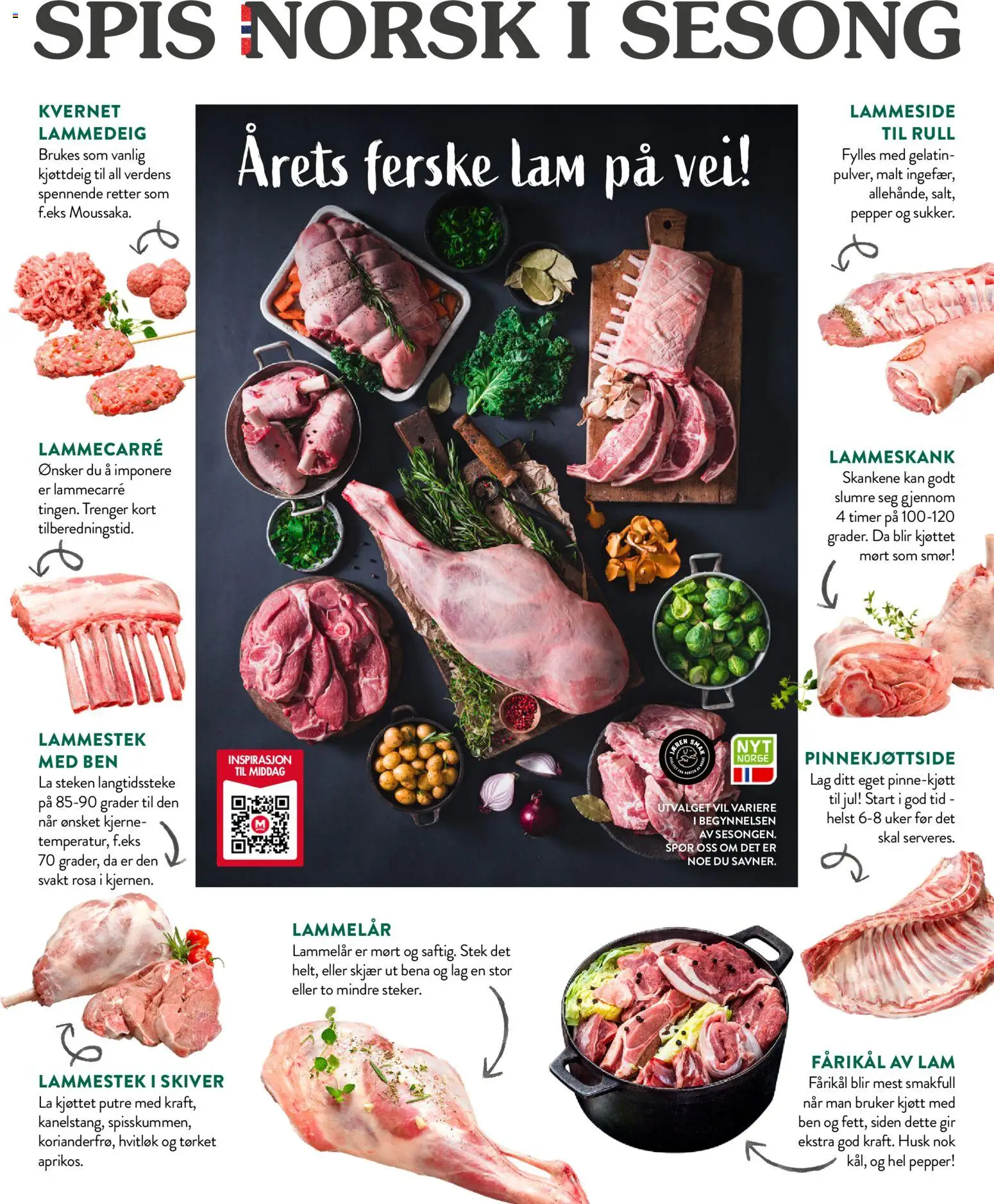 {H1} | Side: 4 | Produkter: Husk, Pinnekjøtt, Lammelår, Kjøtt